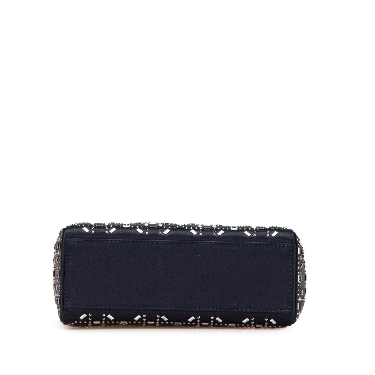 Dior Mini Satin Cannage Strass Crystal Embellished Lady Dior