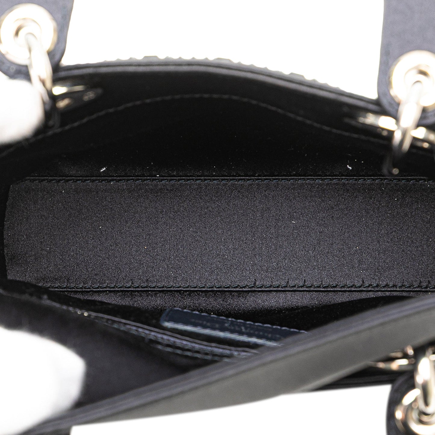 Dior Mini Satin Cannage Strass Crystal Embellished Lady Dior