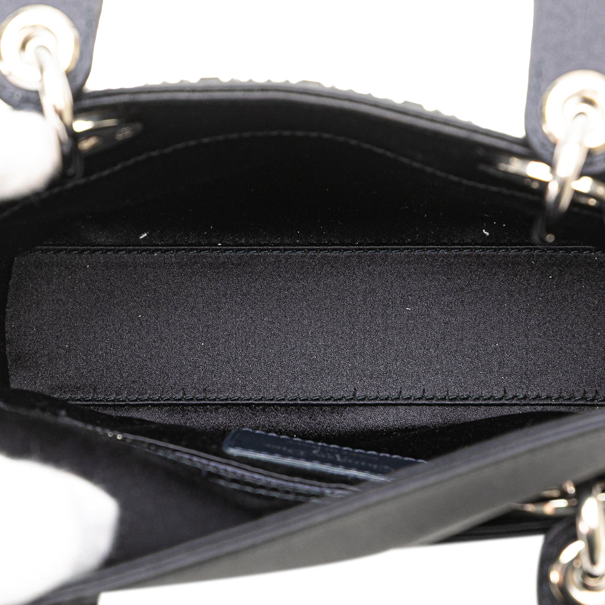 Dior Mini Satin Cannage Strass Crystal Embellished Lady Dior