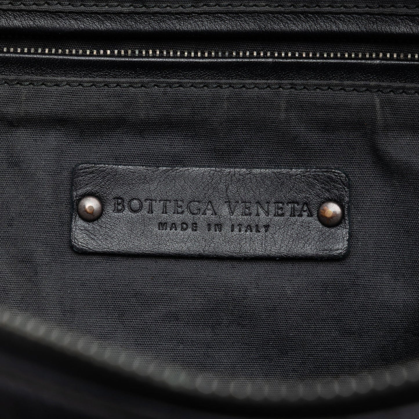 Nappa Intrecciato Front Pocket Messenger Bag