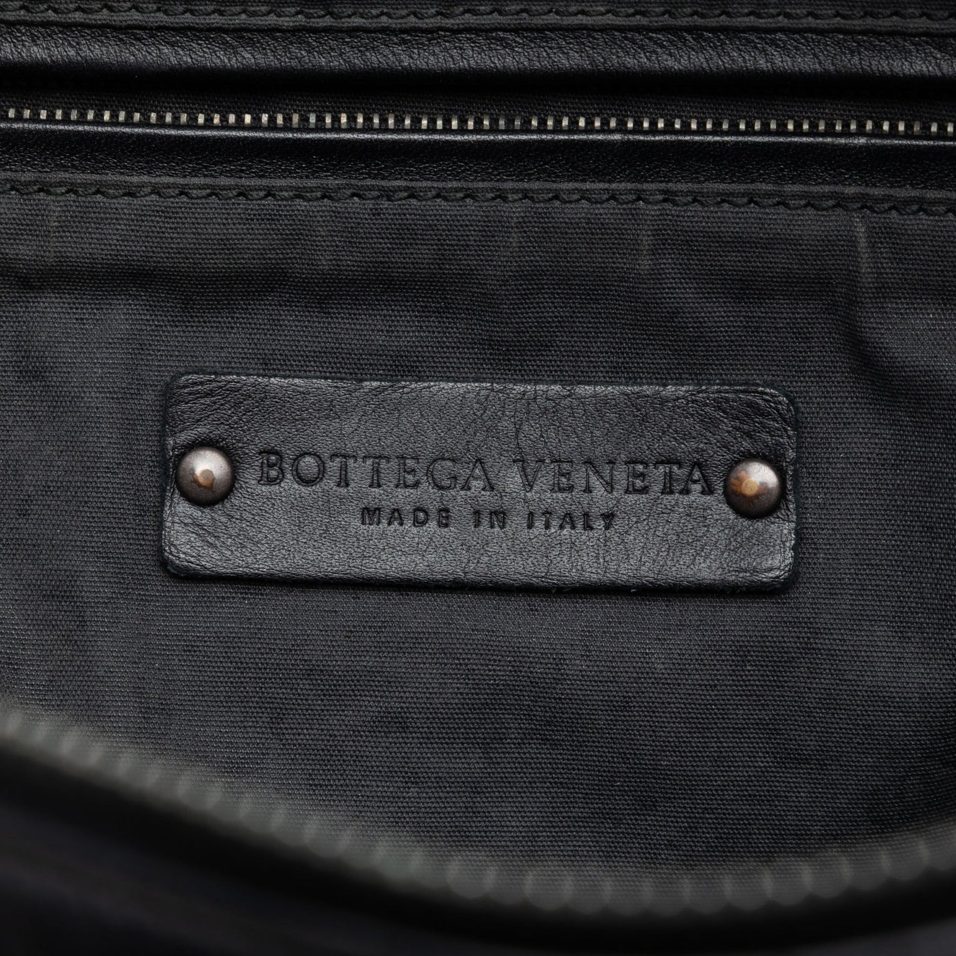 Nappa Intrecciato Front Pocket Messenger Bag