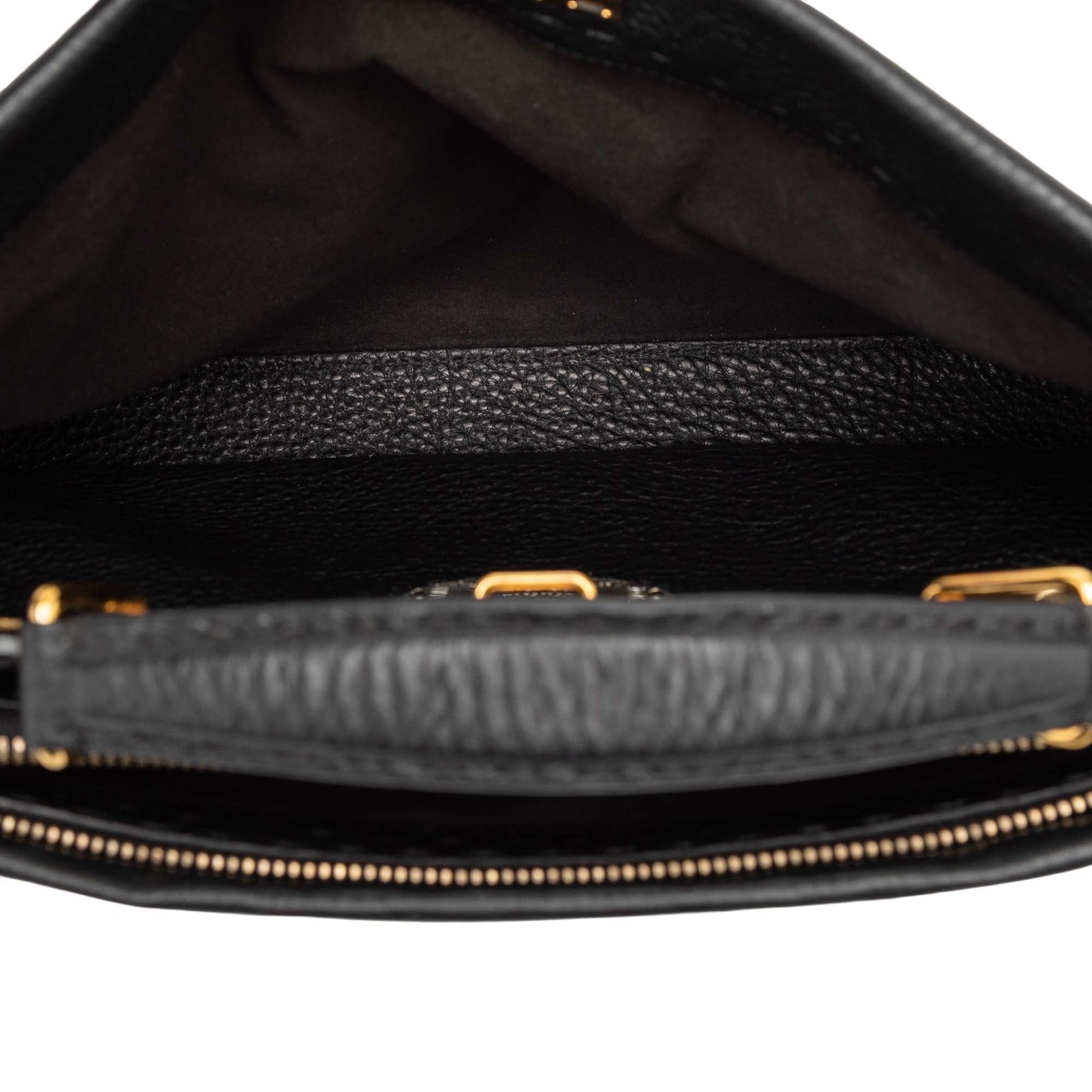 Fendi Large Leather Selleria Monster Peekaboo Iconic Fit Bag