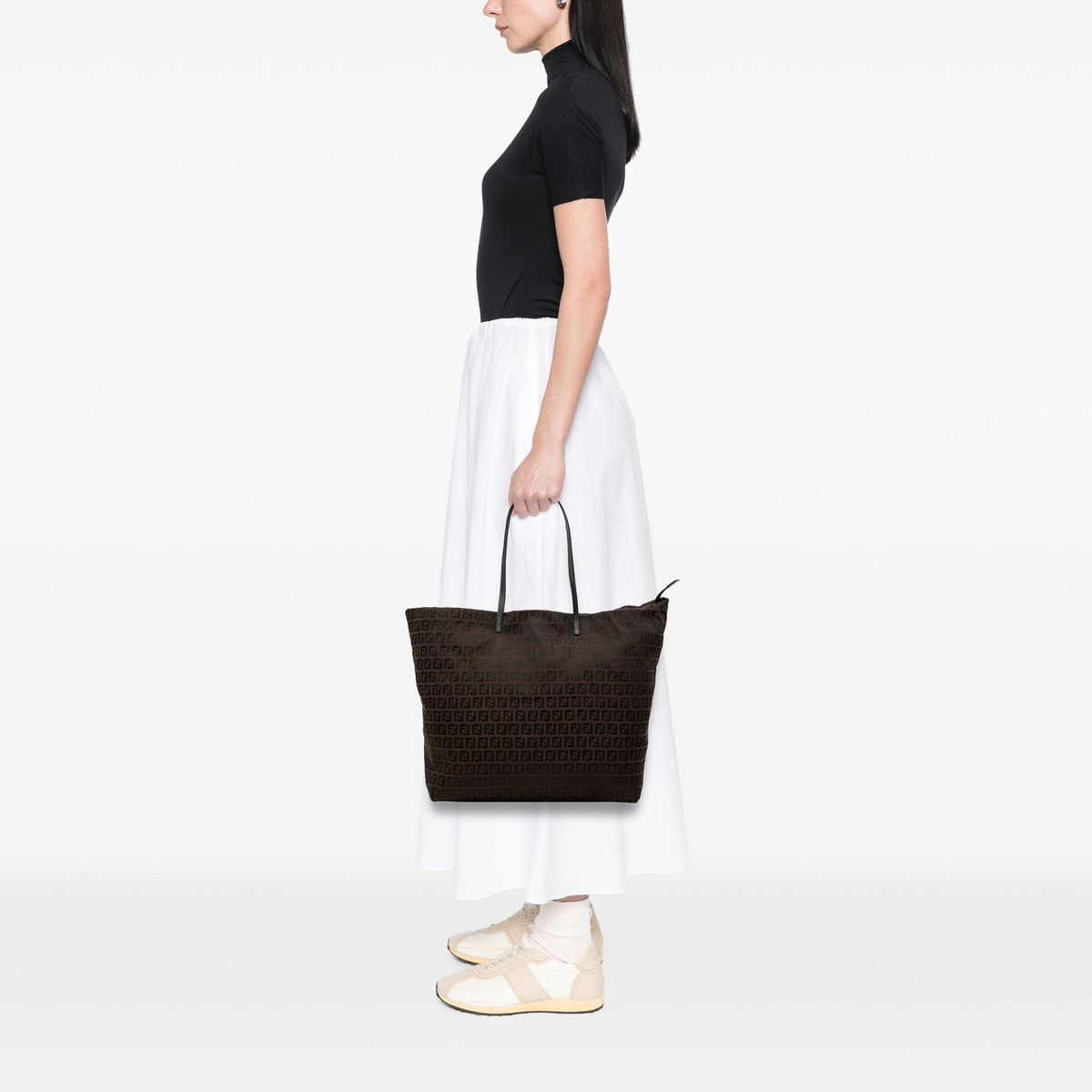 Fendi Zucchino Canvas Tote