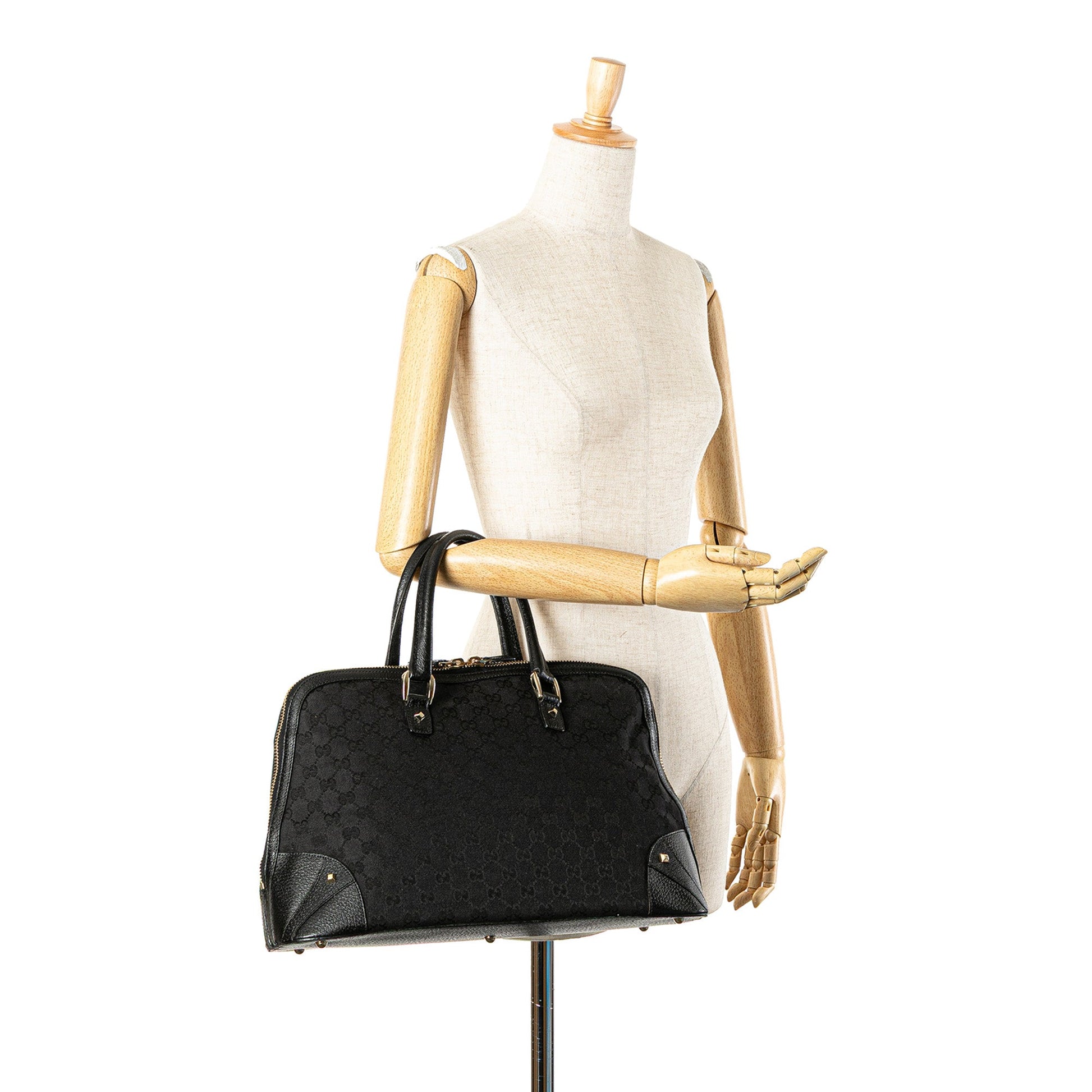 Gucci GG Canvas Dome Nailhead Handbag