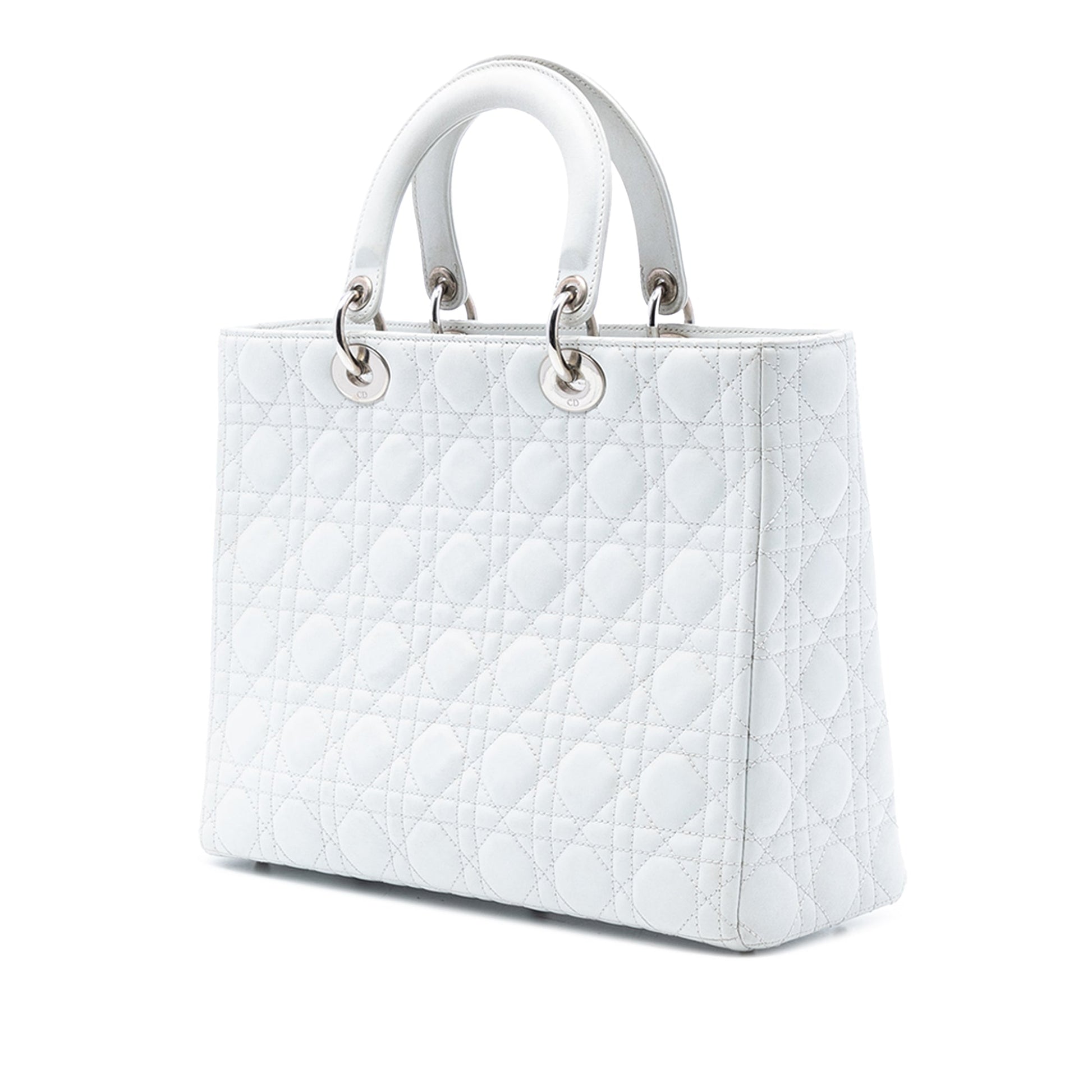 Dior Large Lambskin Cannage Lady Dior