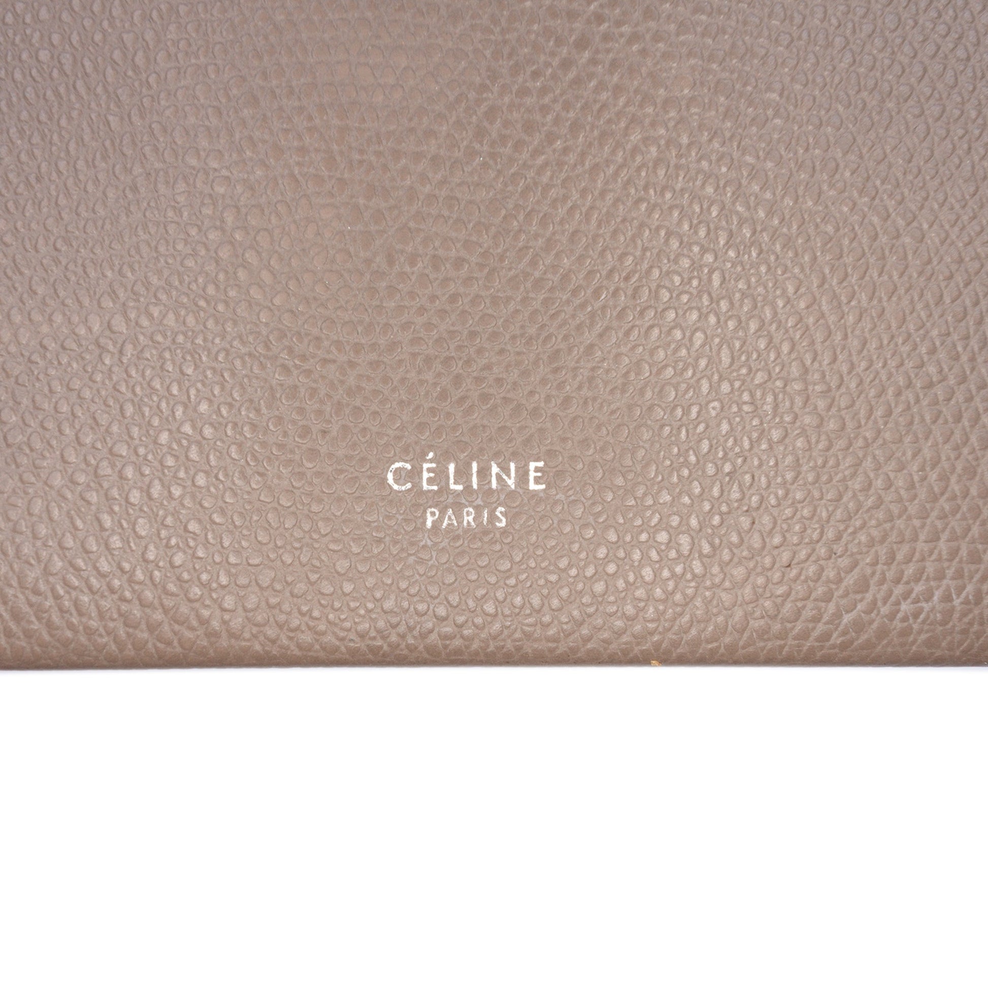 Celine Grained Calfskin Multifunction Clutch