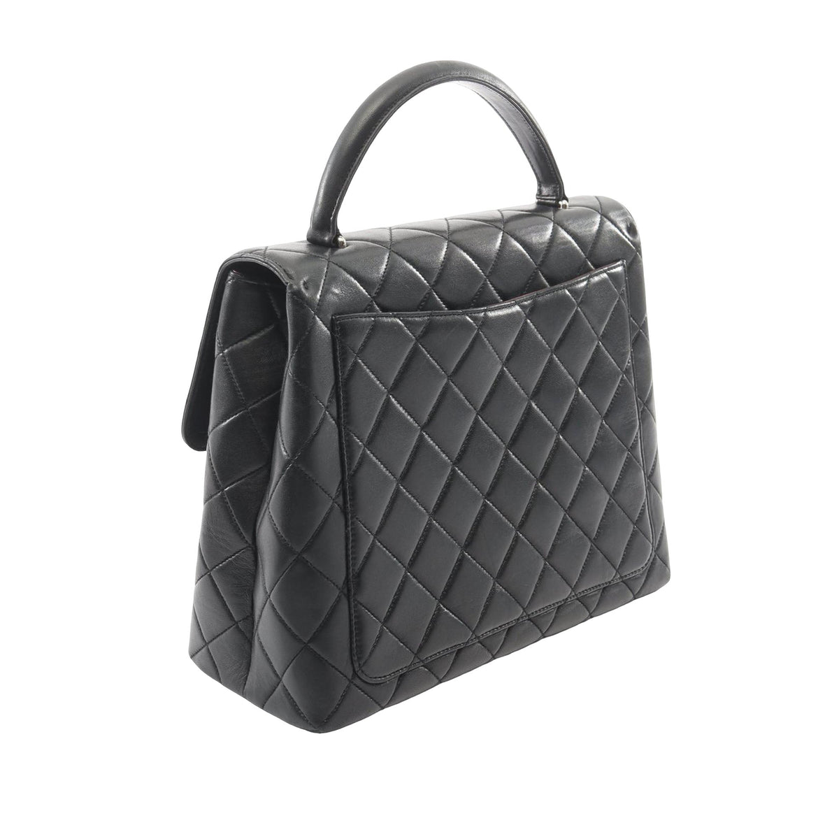 Chanel Quilted Lambskin Kelly Top Handle Bag