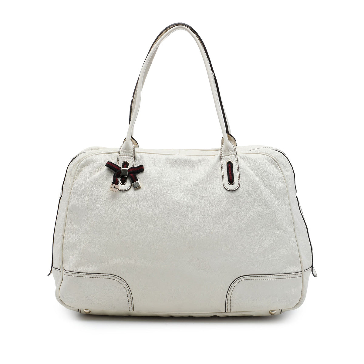 Gucci Large Calfskin Web Princy Weekender