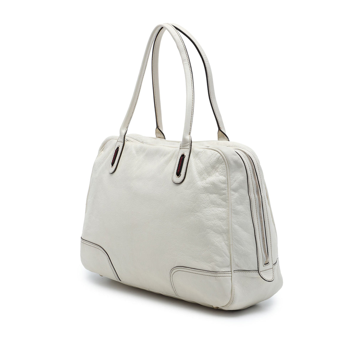 Gucci Large Calfskin Web Princy Weekender