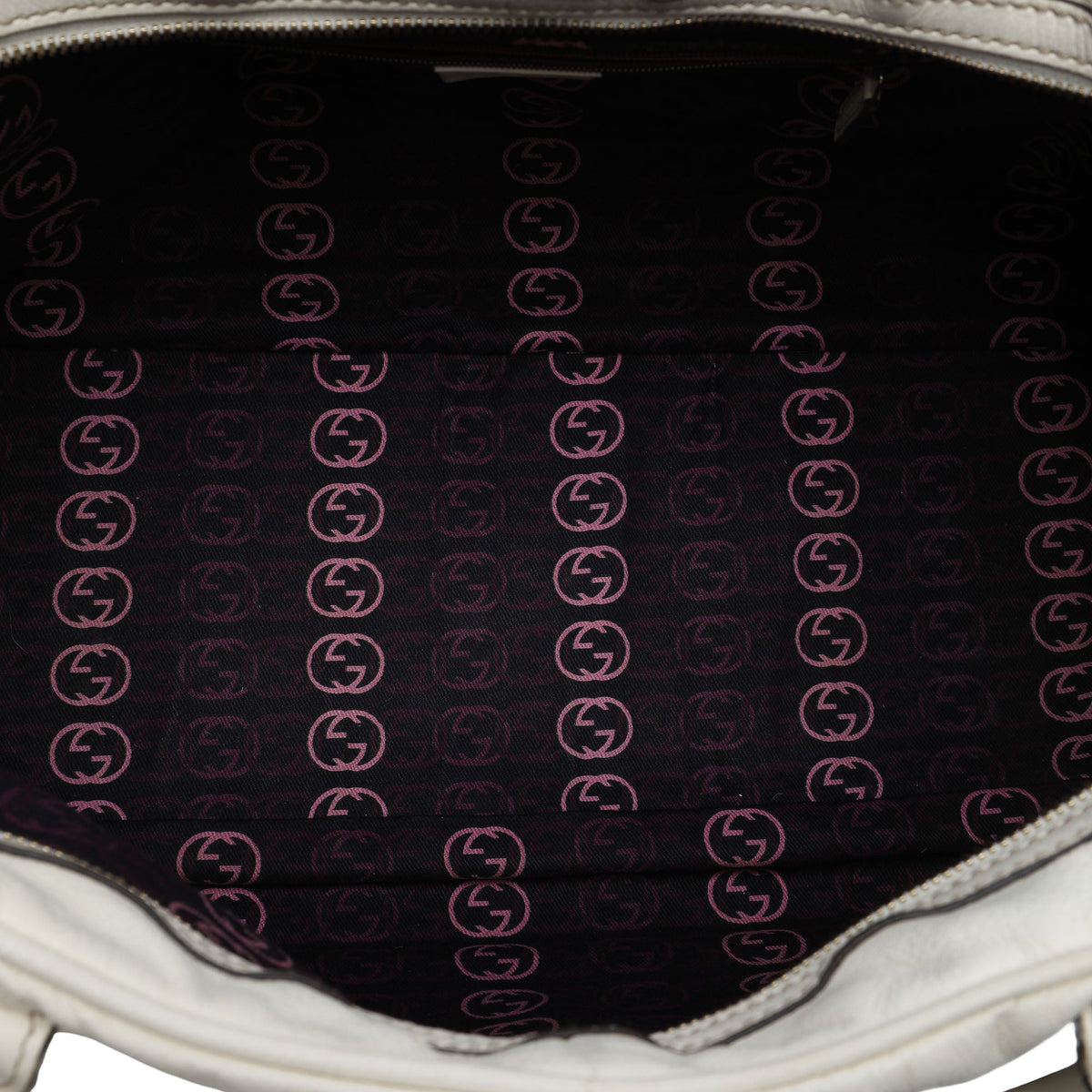 Gucci Large Calfskin Web Princy Weekender