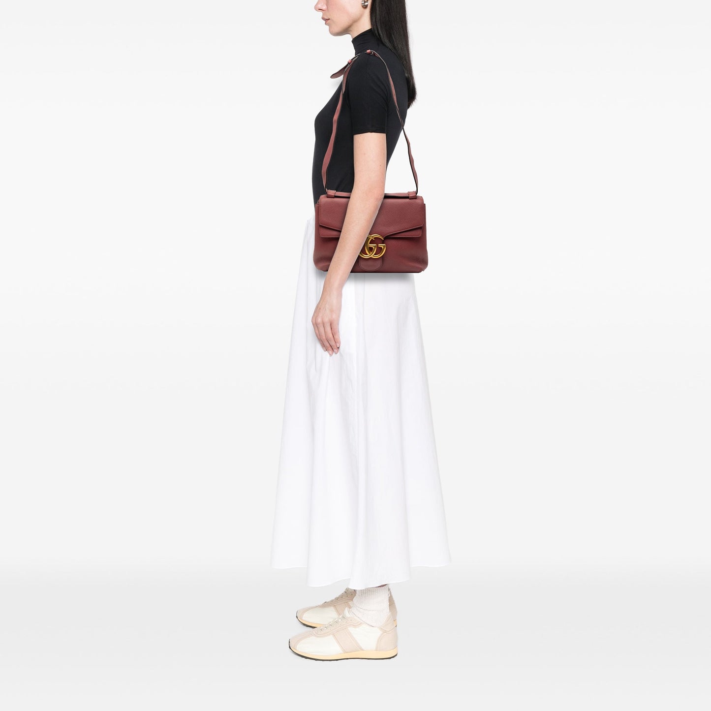 Gucci Small GG Marmont Leather Shoulder Bag