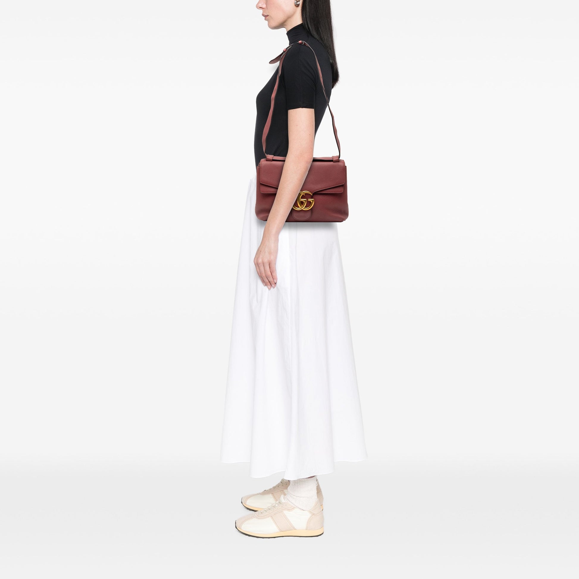 Gucci Small GG Marmont Leather Shoulder Bag