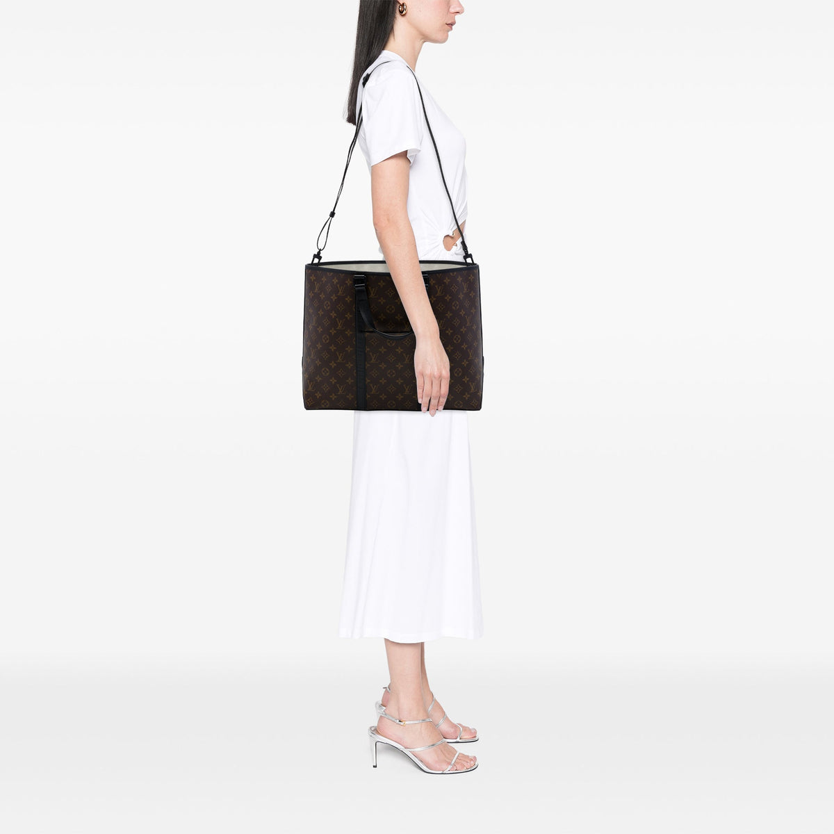 Louis Vuitton Monogram Macassar Weekend Tote GM