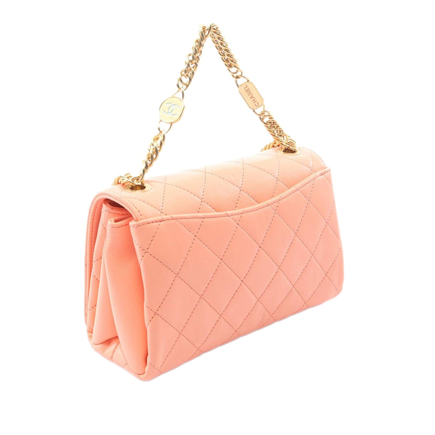Chanel CC Quilted Lambskin Flap