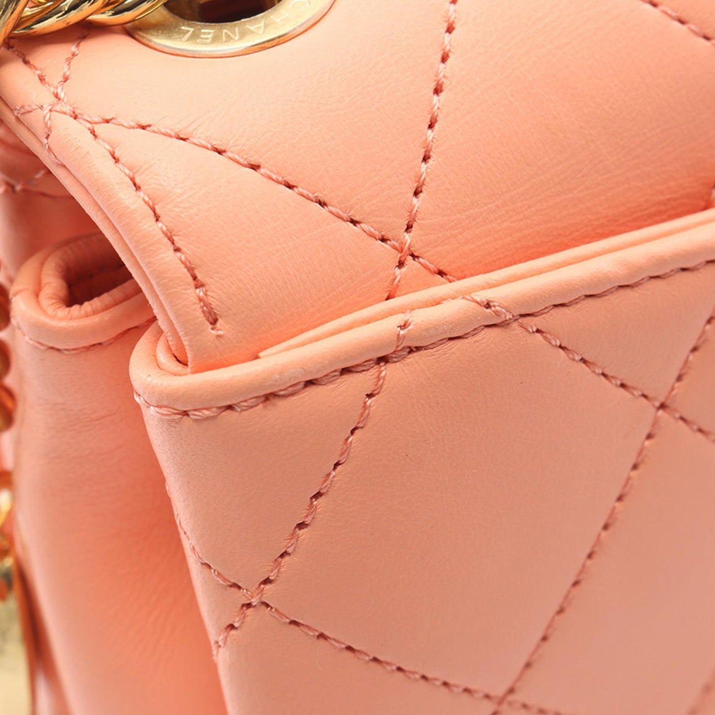 Chanel CC Quilted Lambskin Flap