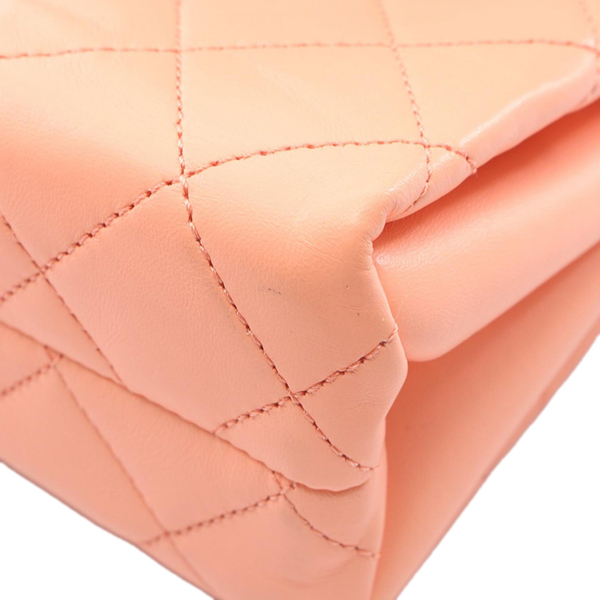 Chanel CC Quilted Lambskin Flap