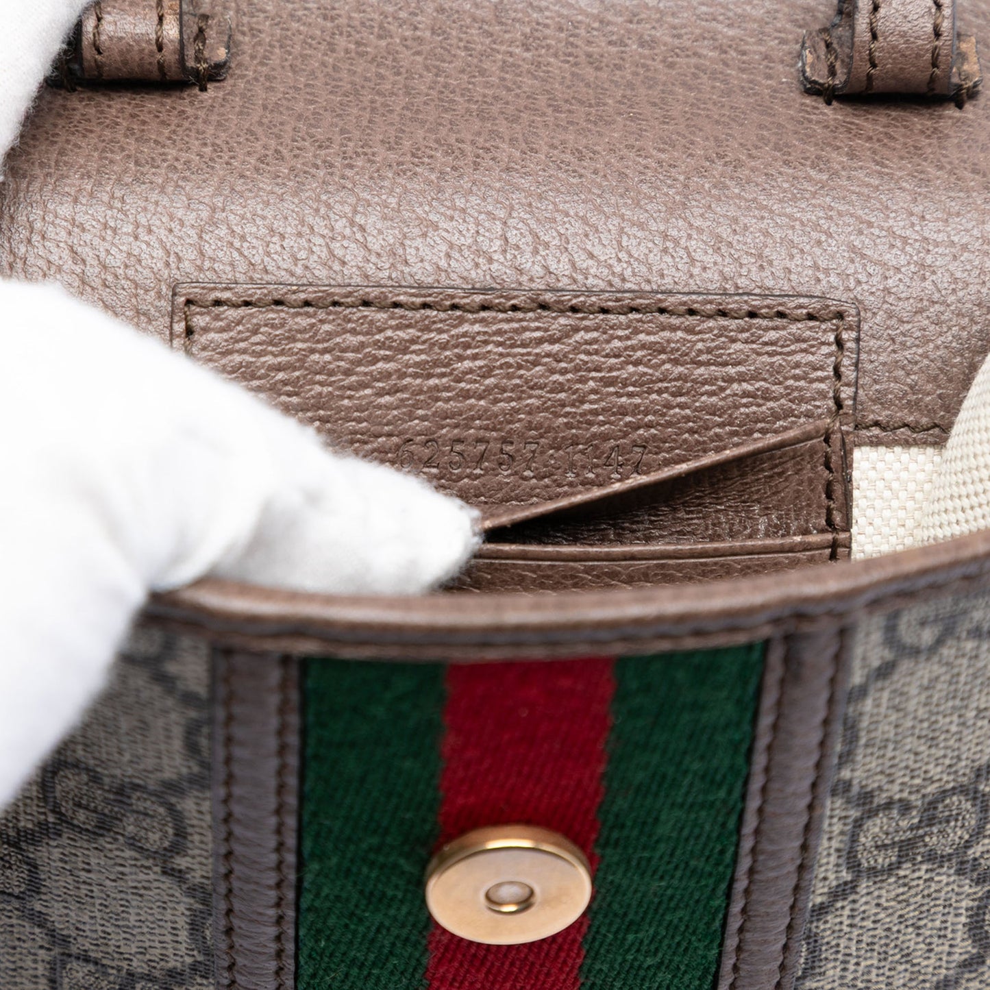 Gucci Mini GG Supreme Web Ophidia Crossbody