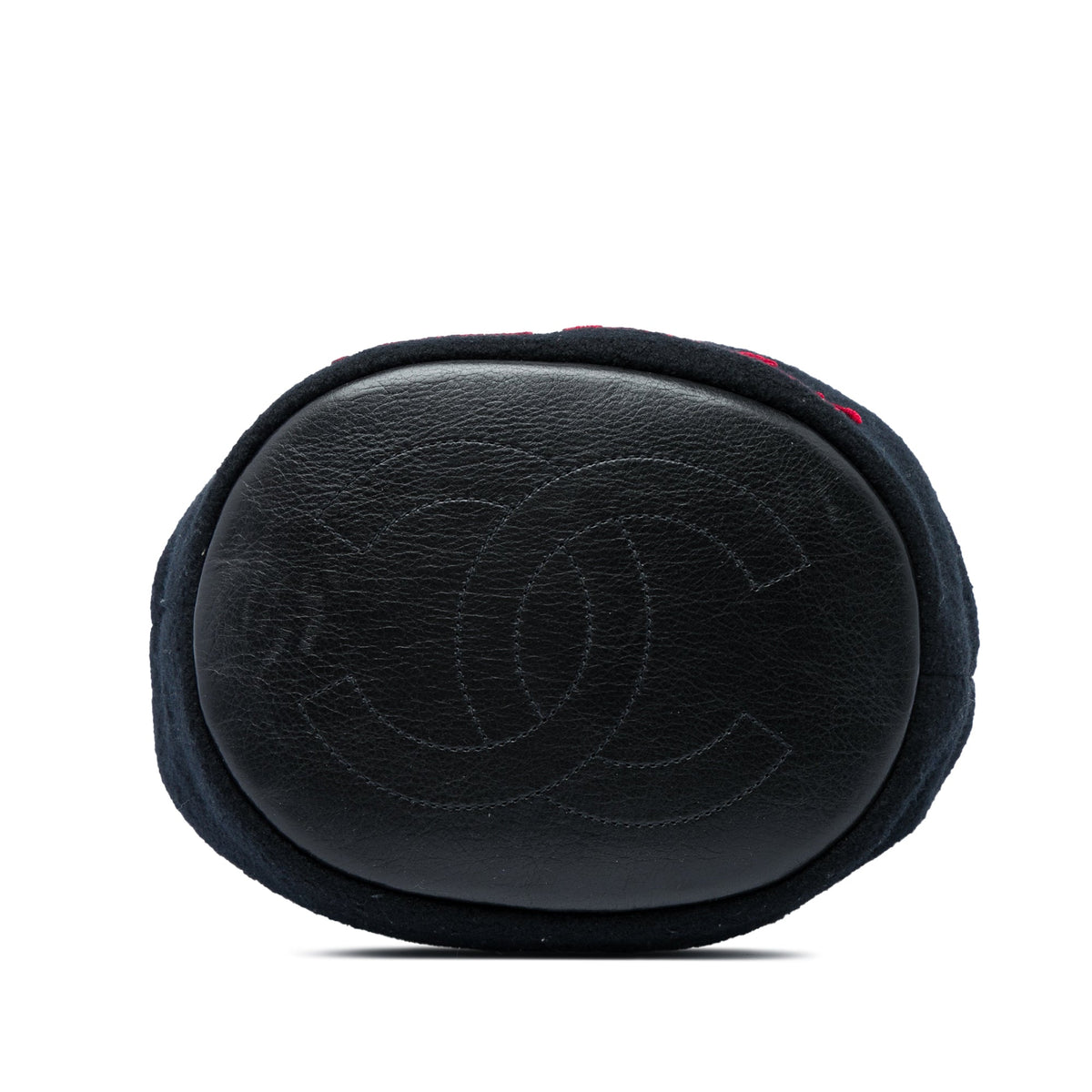 Chanel Paris Hamburg Wool Bucket Bag — Black