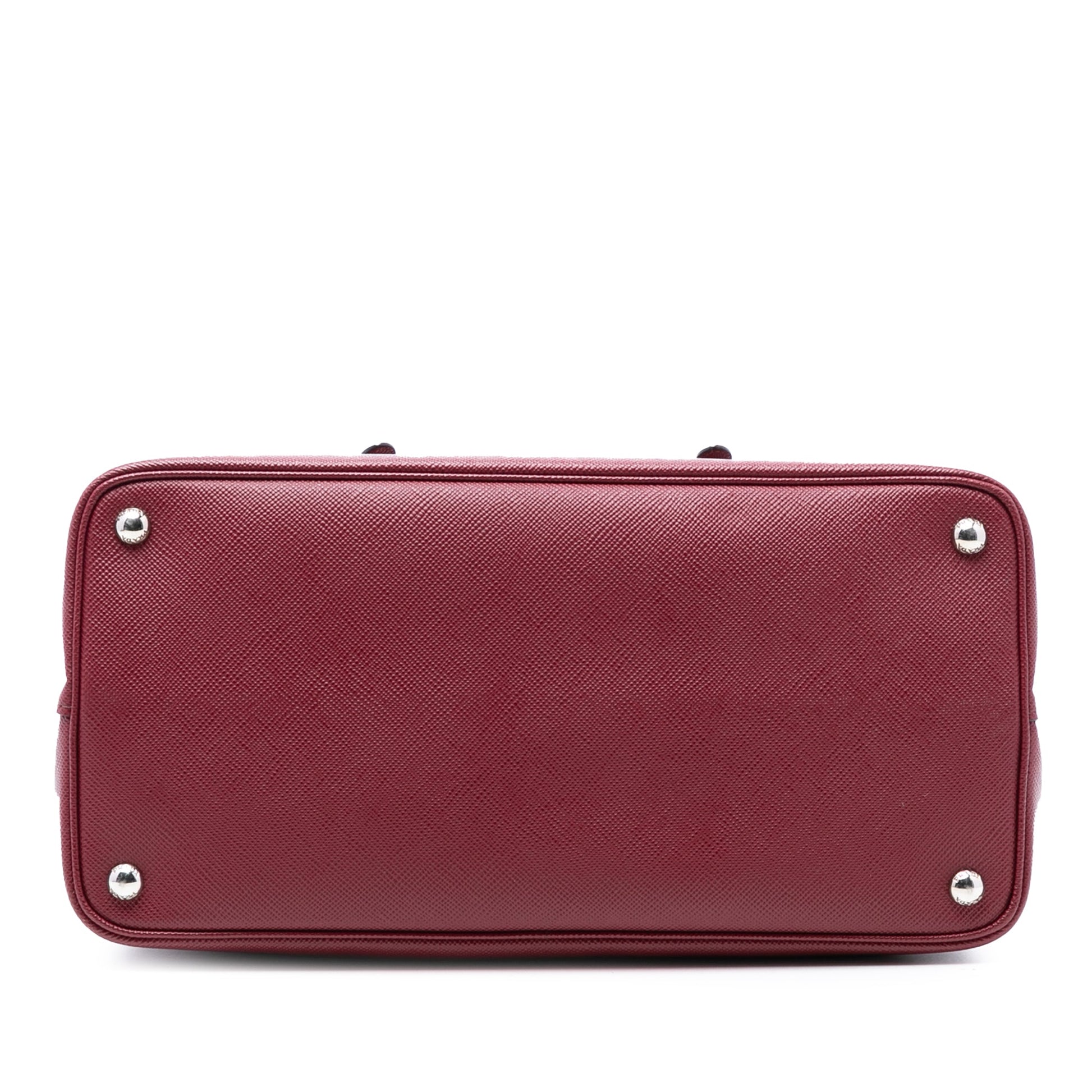 Prada Medium Saffiano Cuir Double Handle Satchel