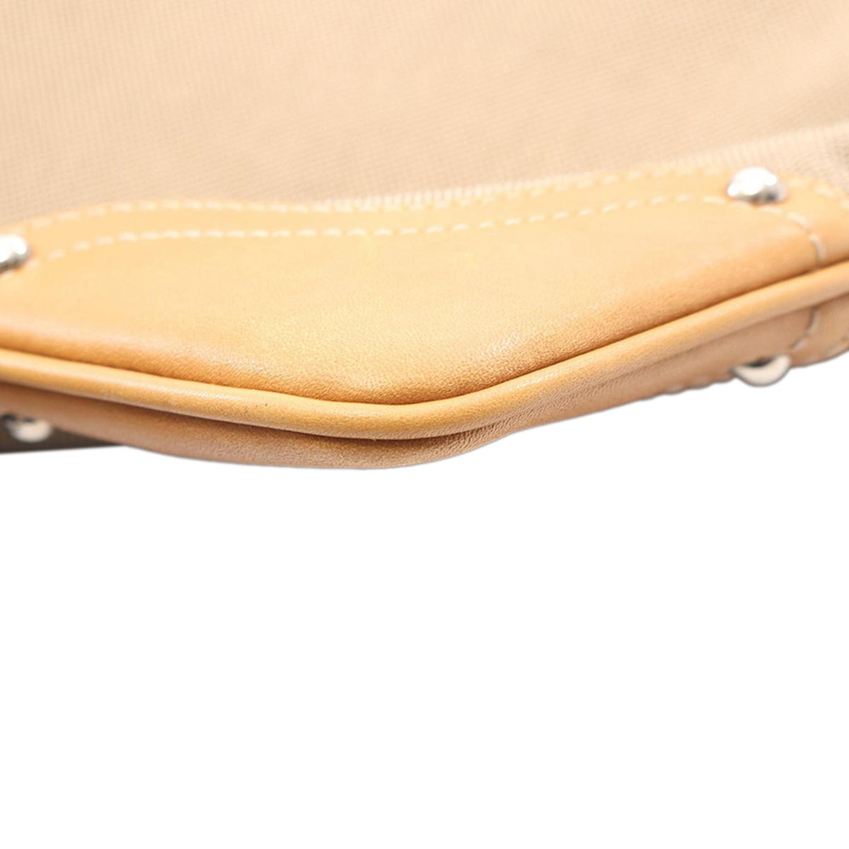 Prada Canvas Canapa Logo Crossbody — Beige