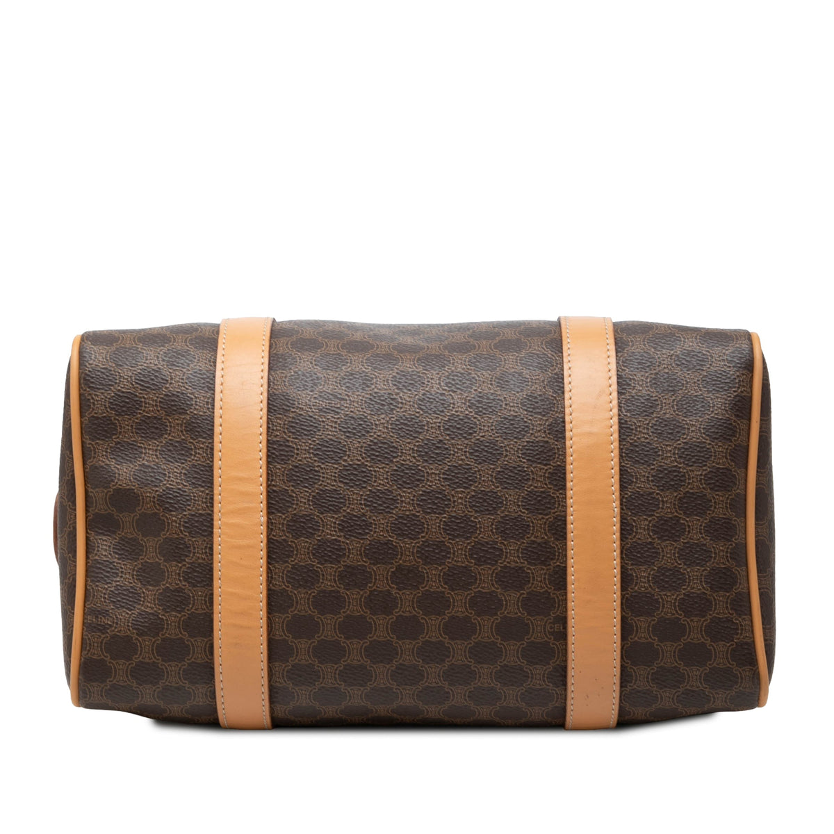 Celine Macadam Coated Canvas Boston Bag