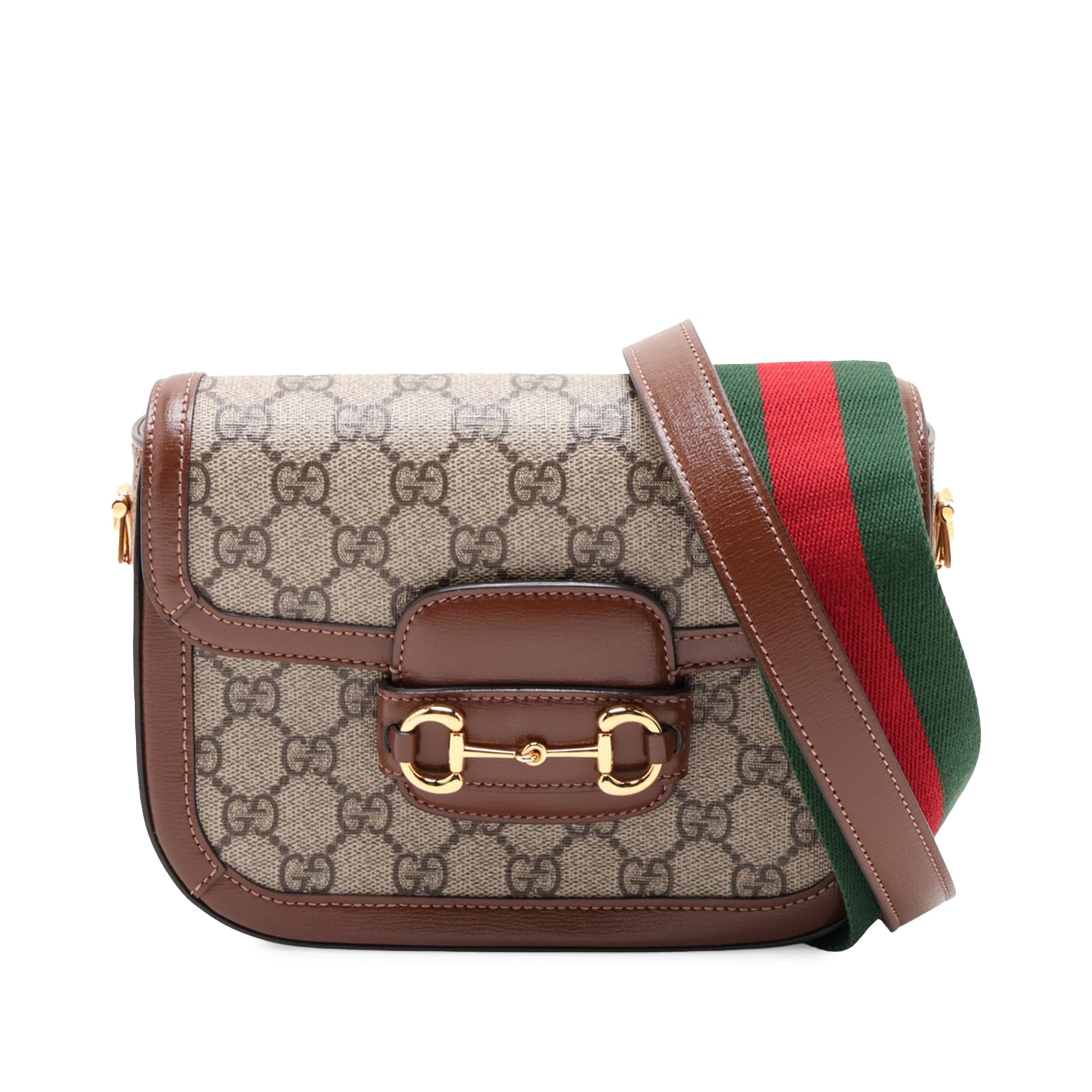 Gucci Small GG Supreme Horsebit 1955 Crossbody