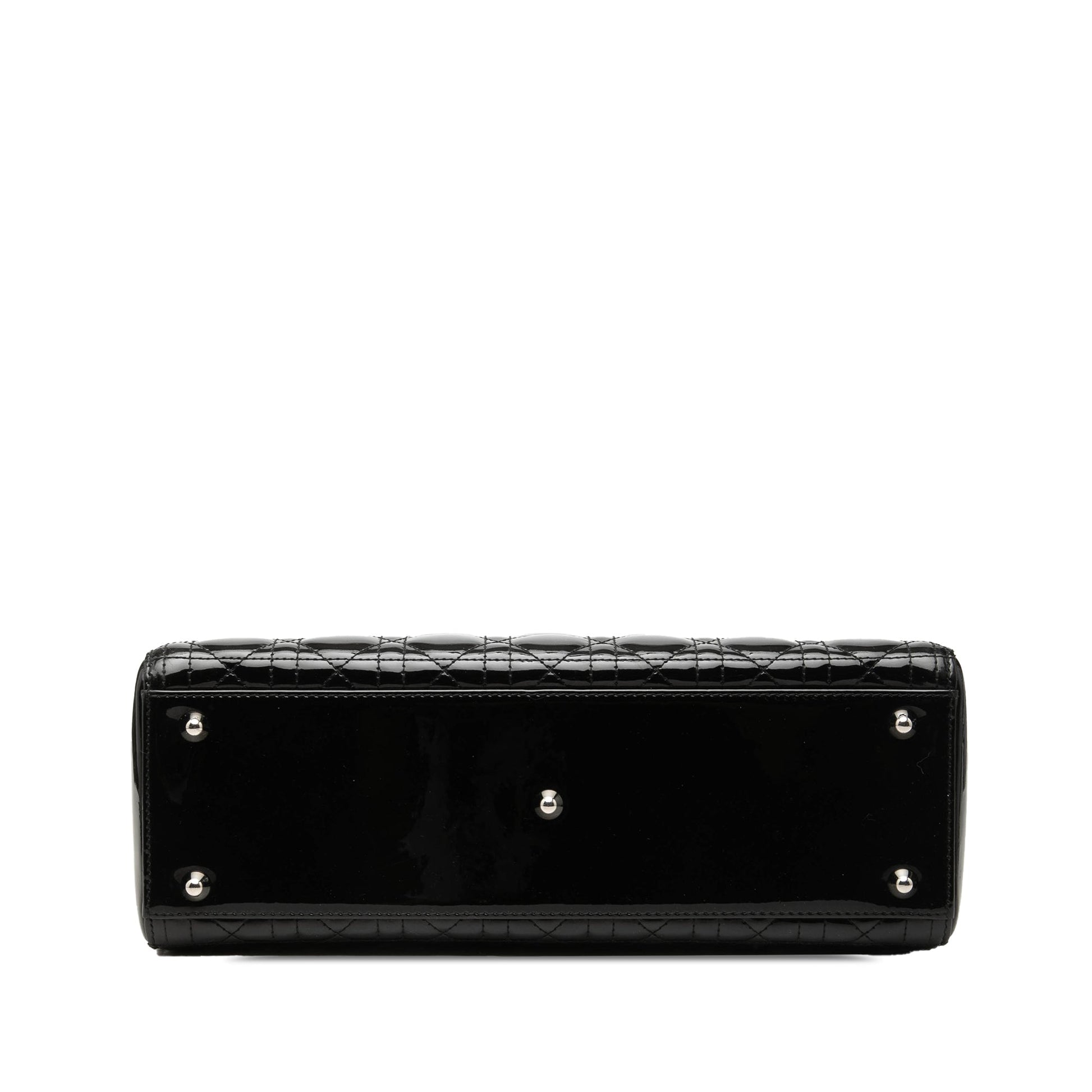 Dior Large Patent Cannage Lady Dior