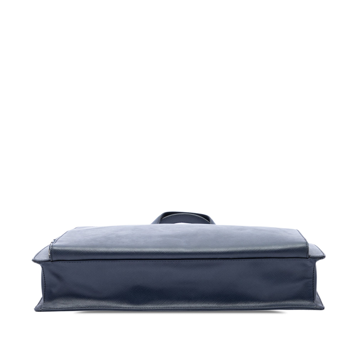 Prada Saffiano Business Bag — Blue