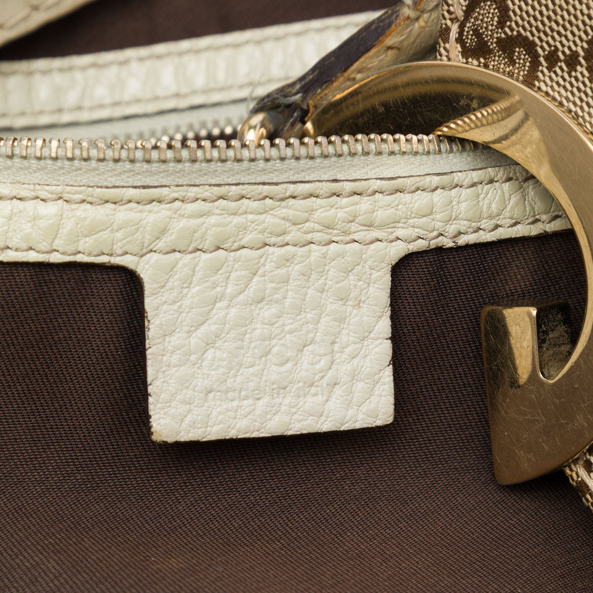 Gucci GG Canvas Charlotte Tote — Beige