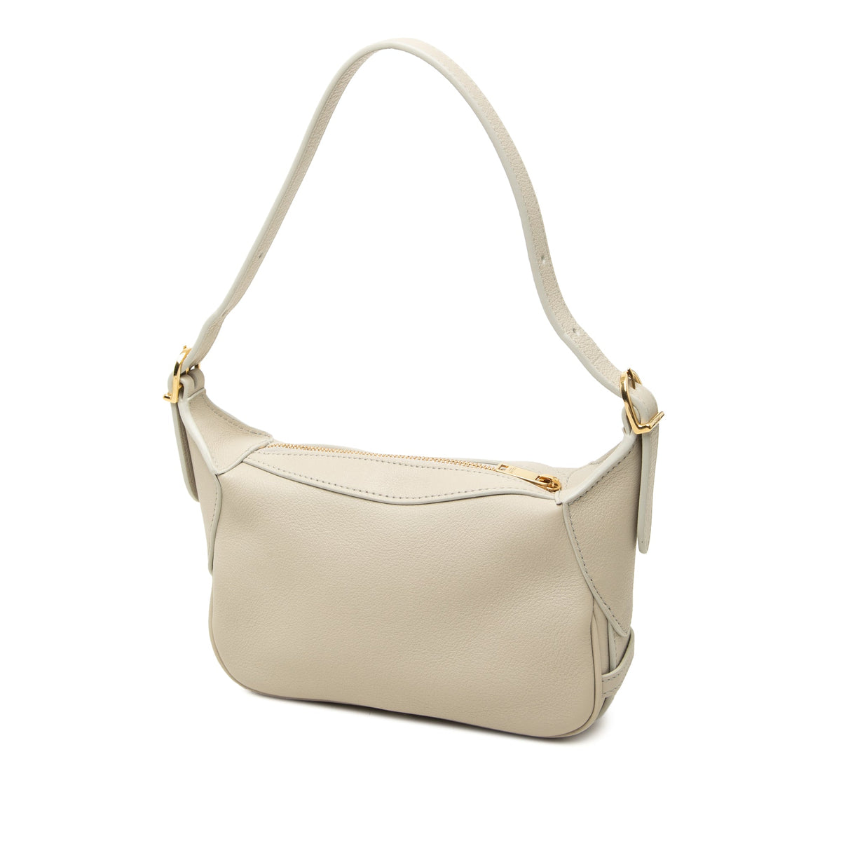 Celine Mini Supple Grained Calfskin Romy Shoulder Bag — Brown