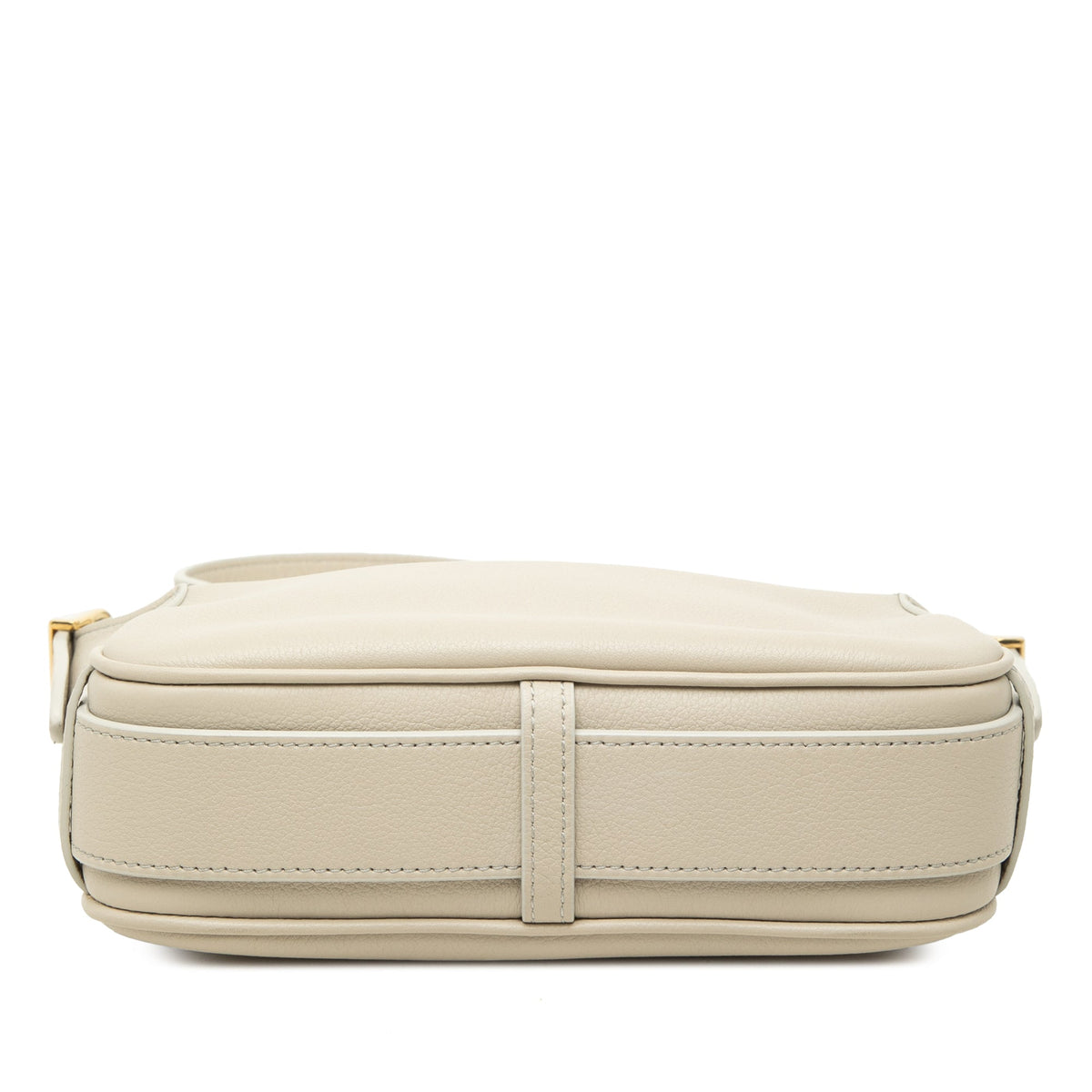 Celine Mini Supple Grained Calfskin Romy Shoulder Bag — Brown