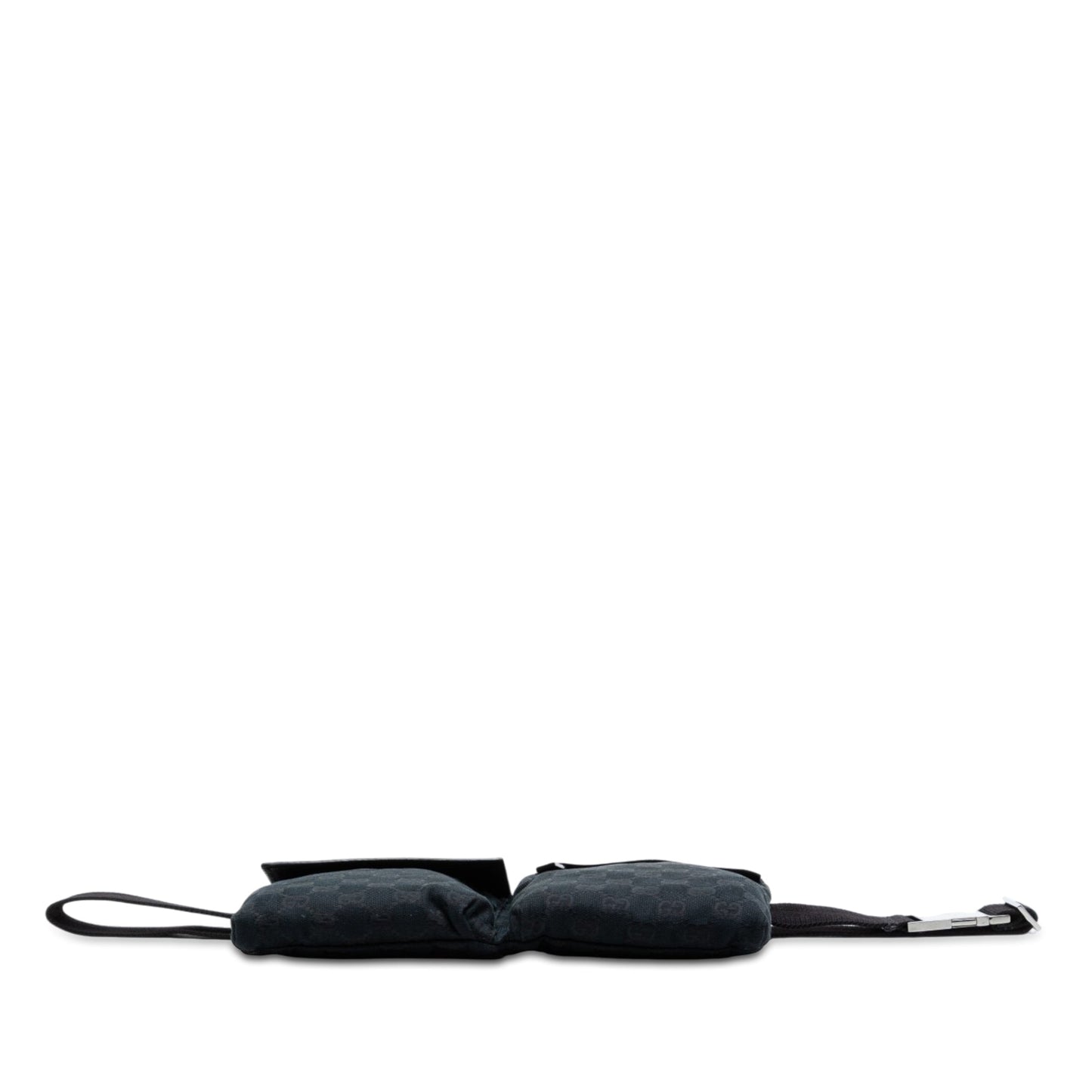 Gucci GG Canvas Double Pocket Belt Bag