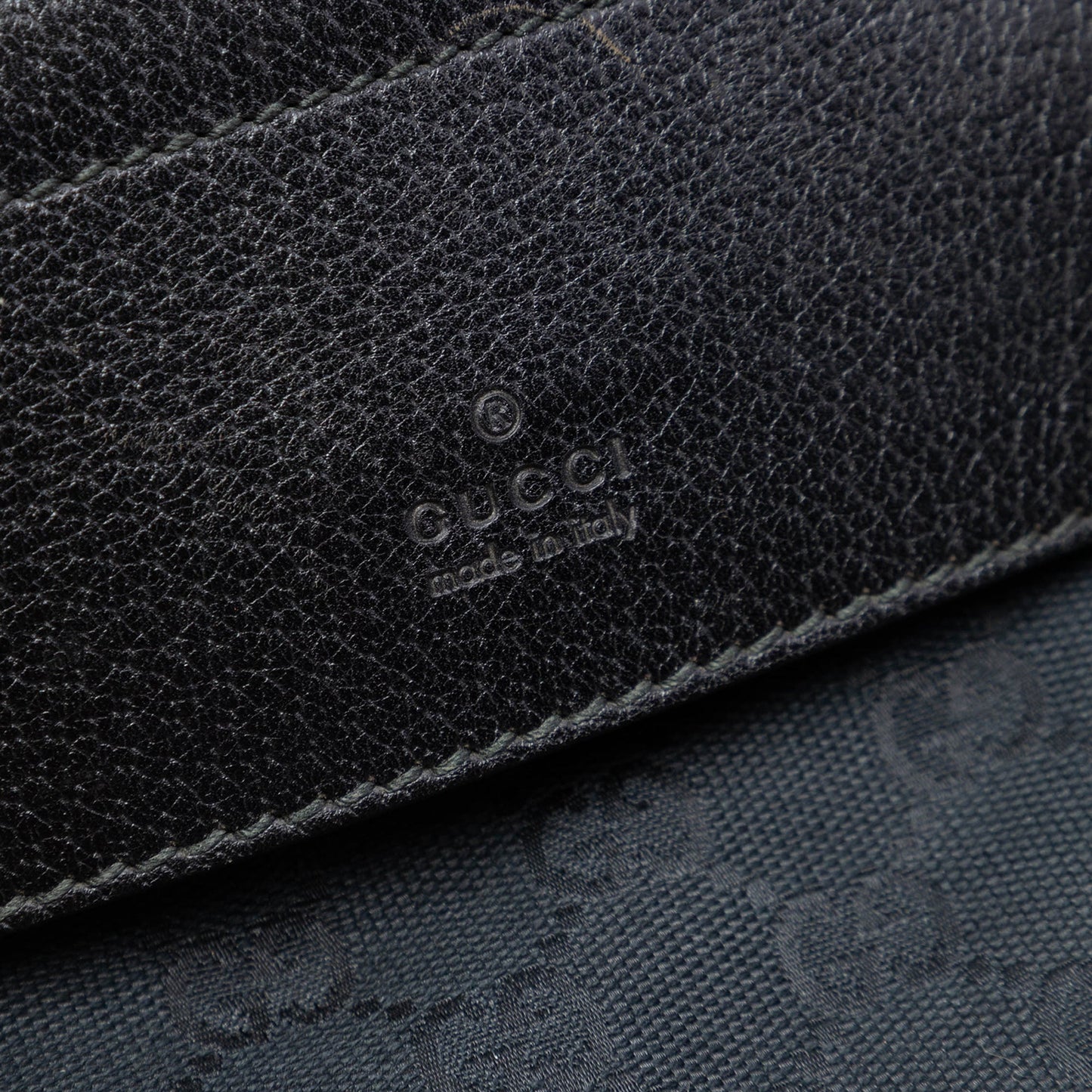 Gucci GG Canvas Double Pocket Belt Bag