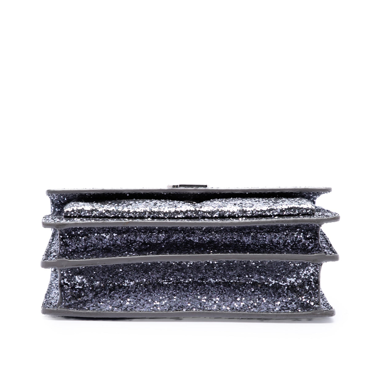 Saint Laurent Small Glitter Leather Monogram Sunset Crossbody