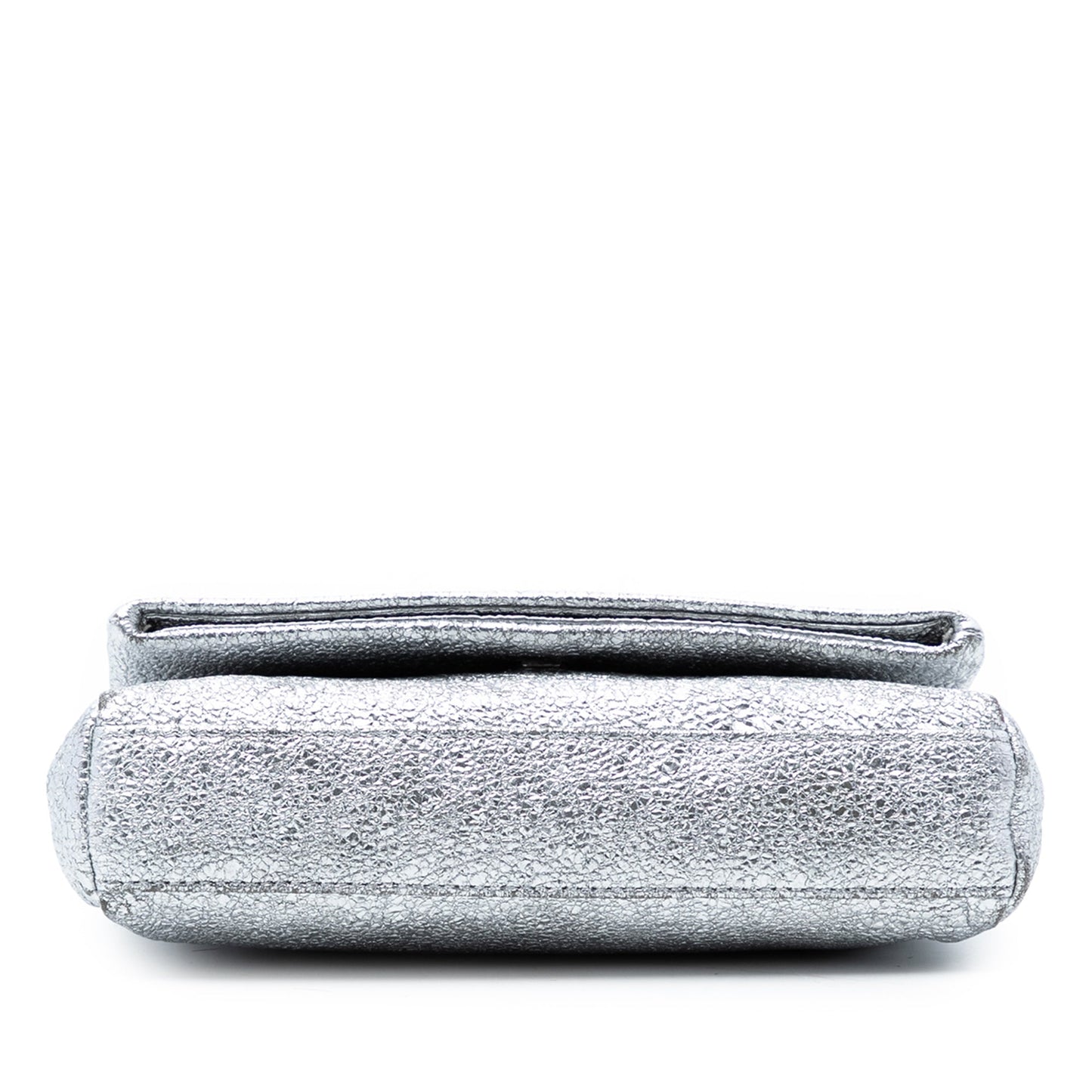 Saint Laurent Toy Metallic Crackled Calfskin Monogram West Hollywood Crossbody