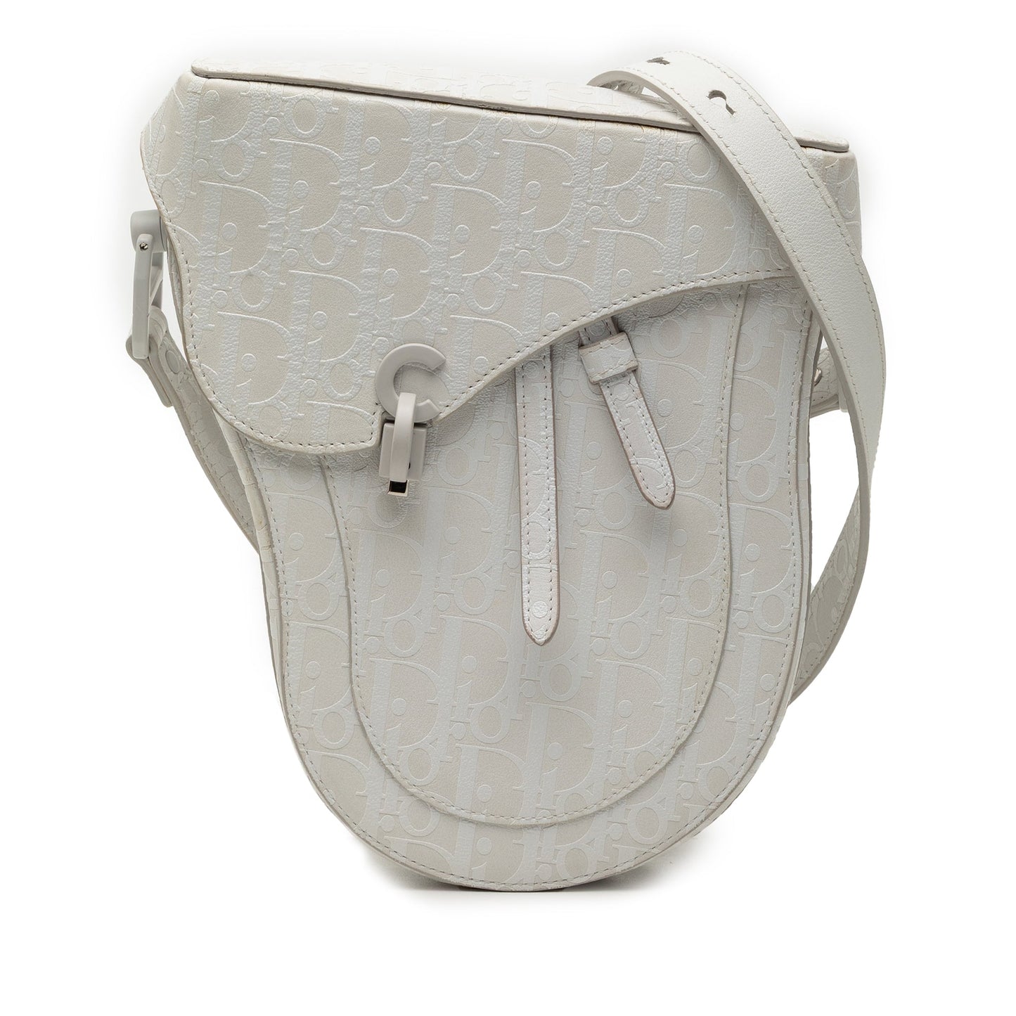 Dior Oblique Calfskin Saddle Boxy Crossbody