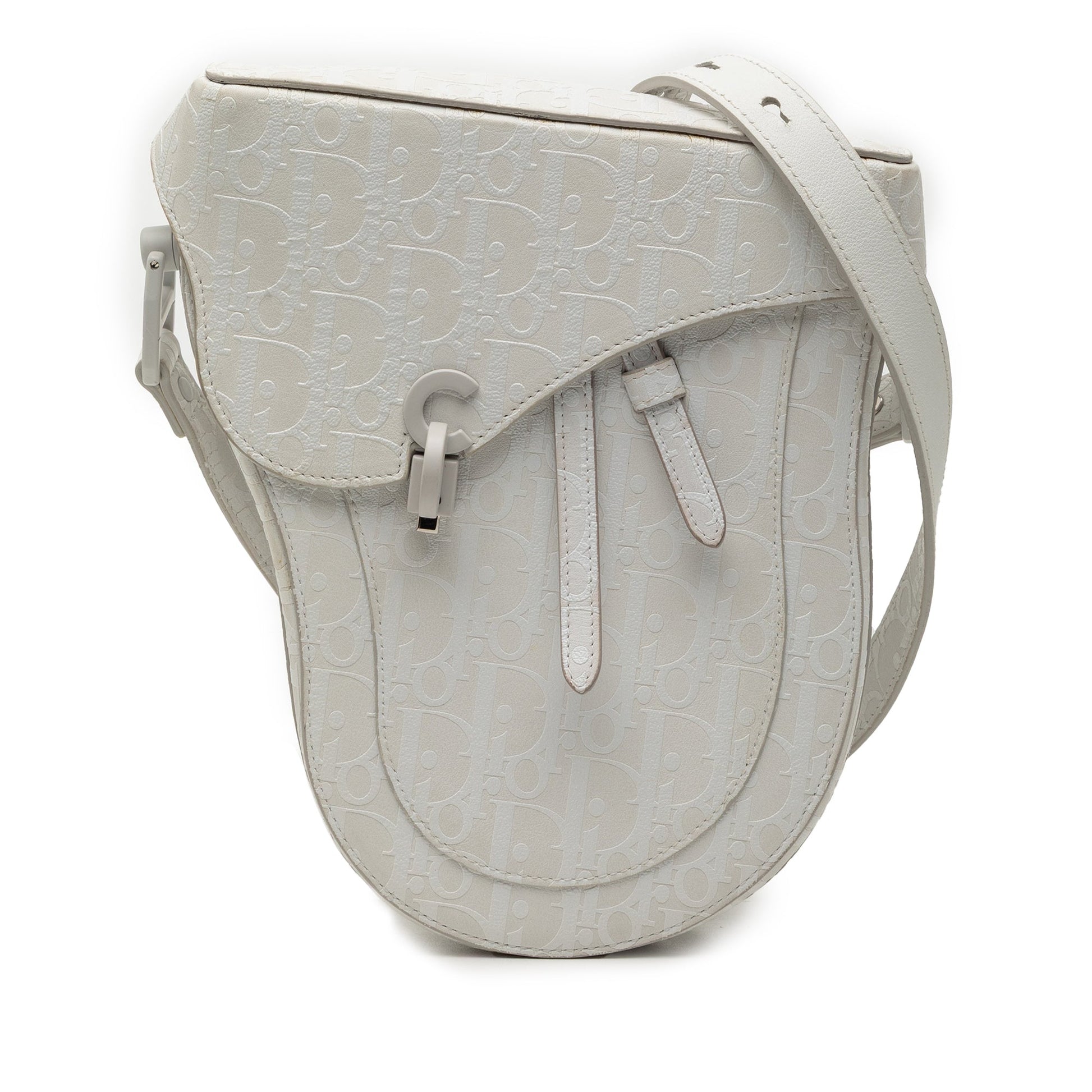 Dior Oblique Calfskin Saddle Boxy Crossbody