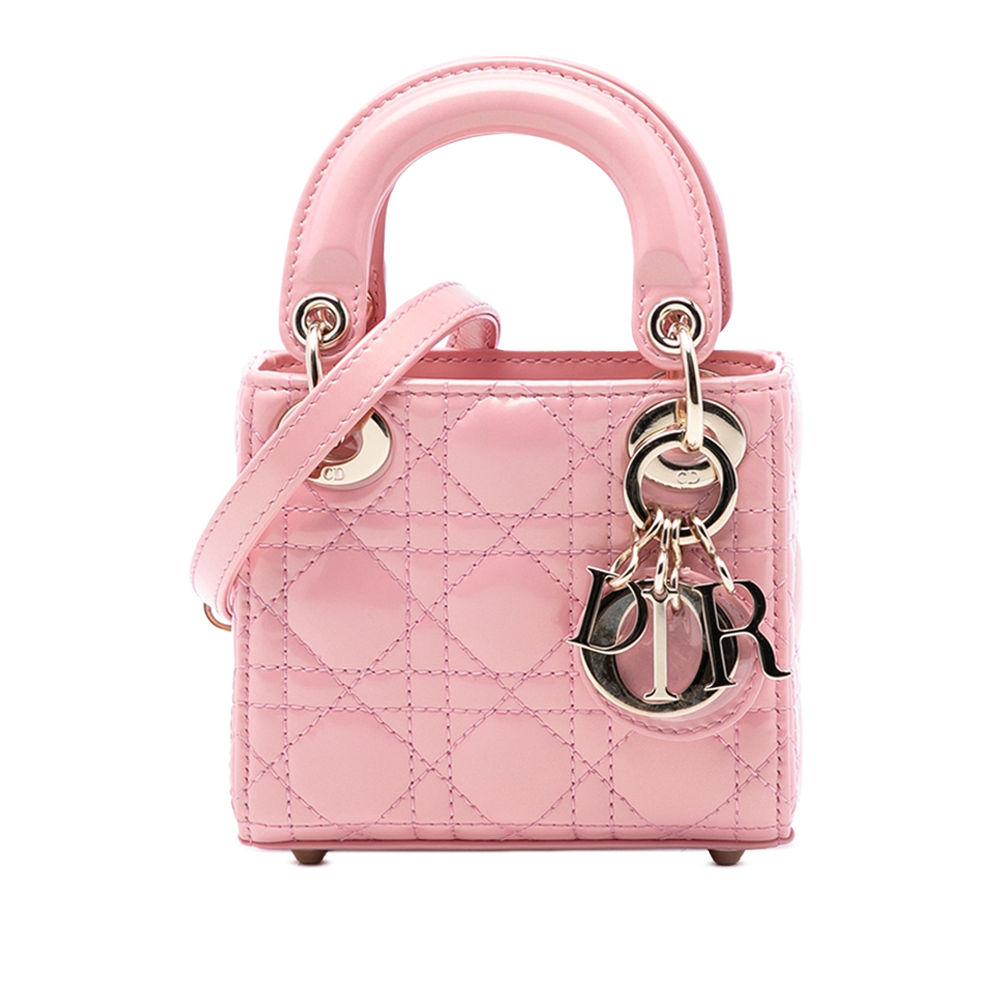 Dior Micro Patent Cannage Lady Dior