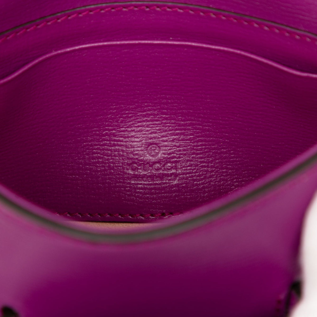 Gucci Mini Calfskin Horsebit 1955 Web Satchel — Purple