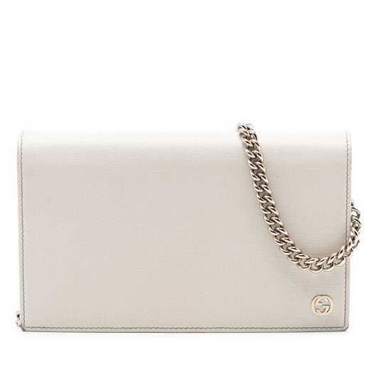 Gucci Leather Betty Wallet On Chain