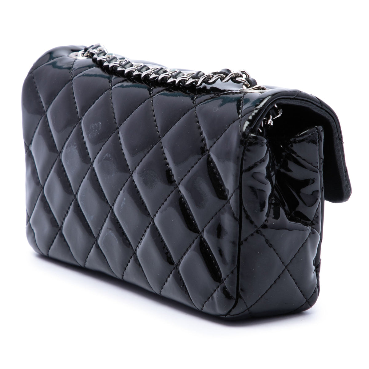 Chanel Extra Mini Rectangular Classic Patent Single Flap