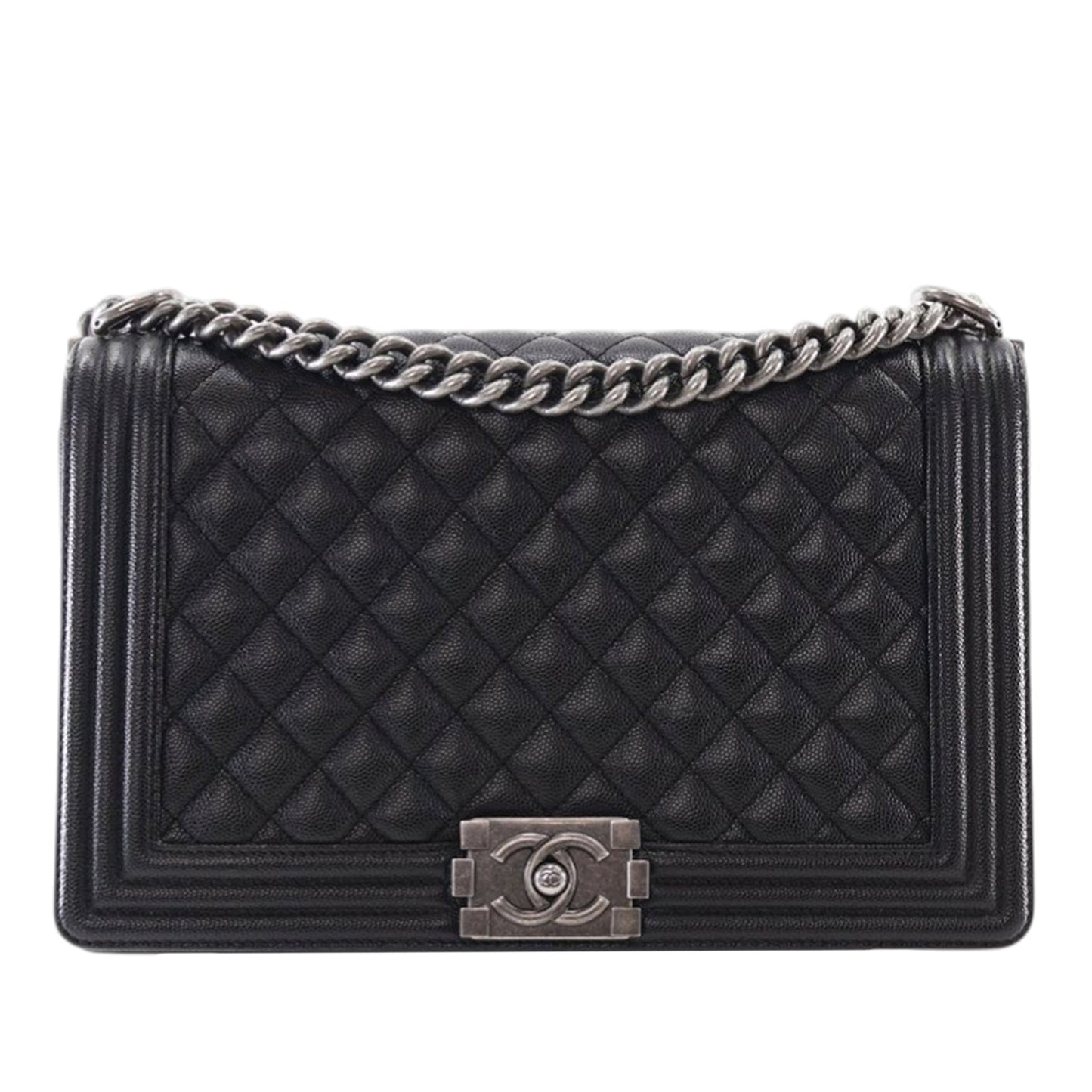 Chanel Medium Quilted Caviar Boy Flap