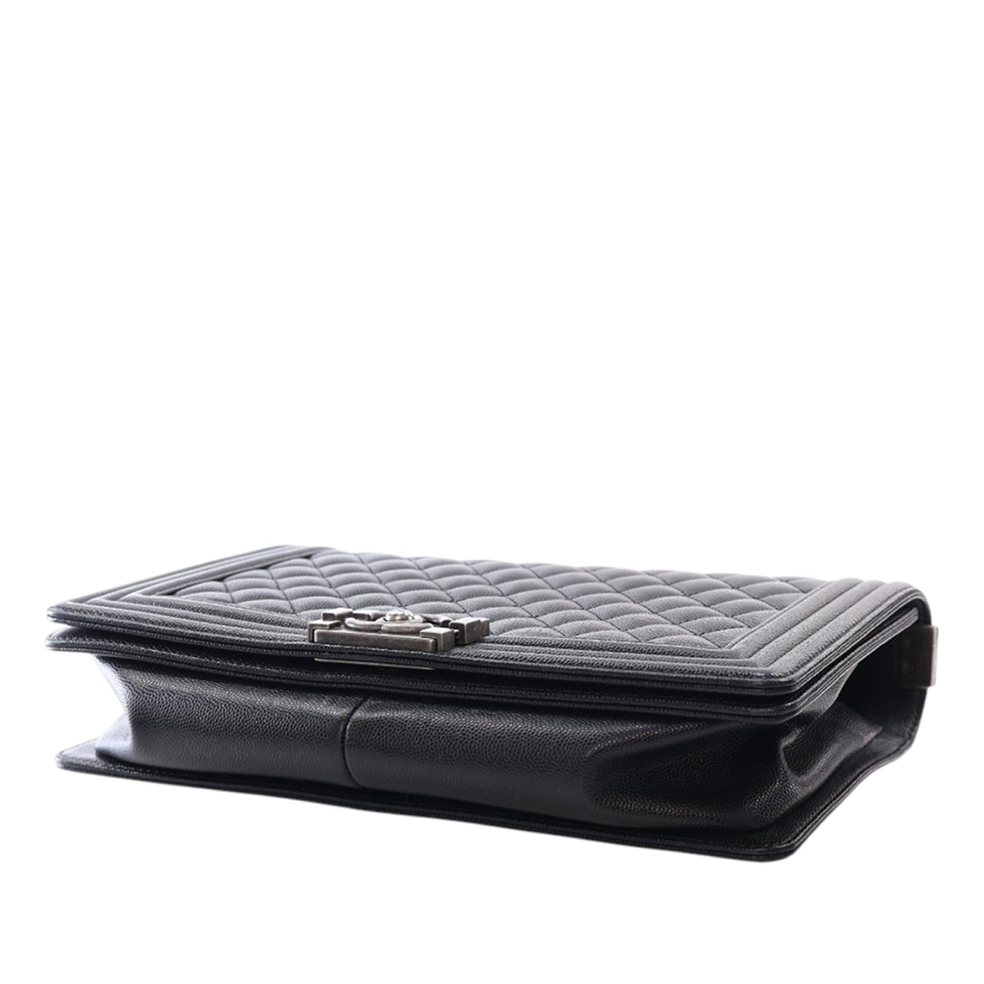 Chanel Medium Quilted Caviar Boy Flap