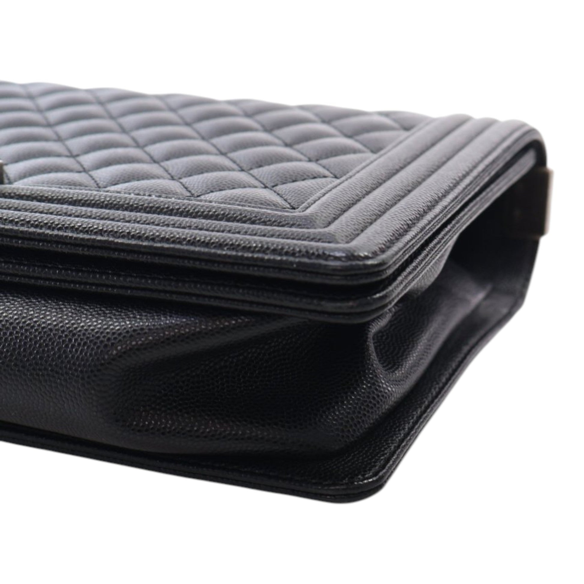 Chanel Medium Quilted Caviar Boy Flap