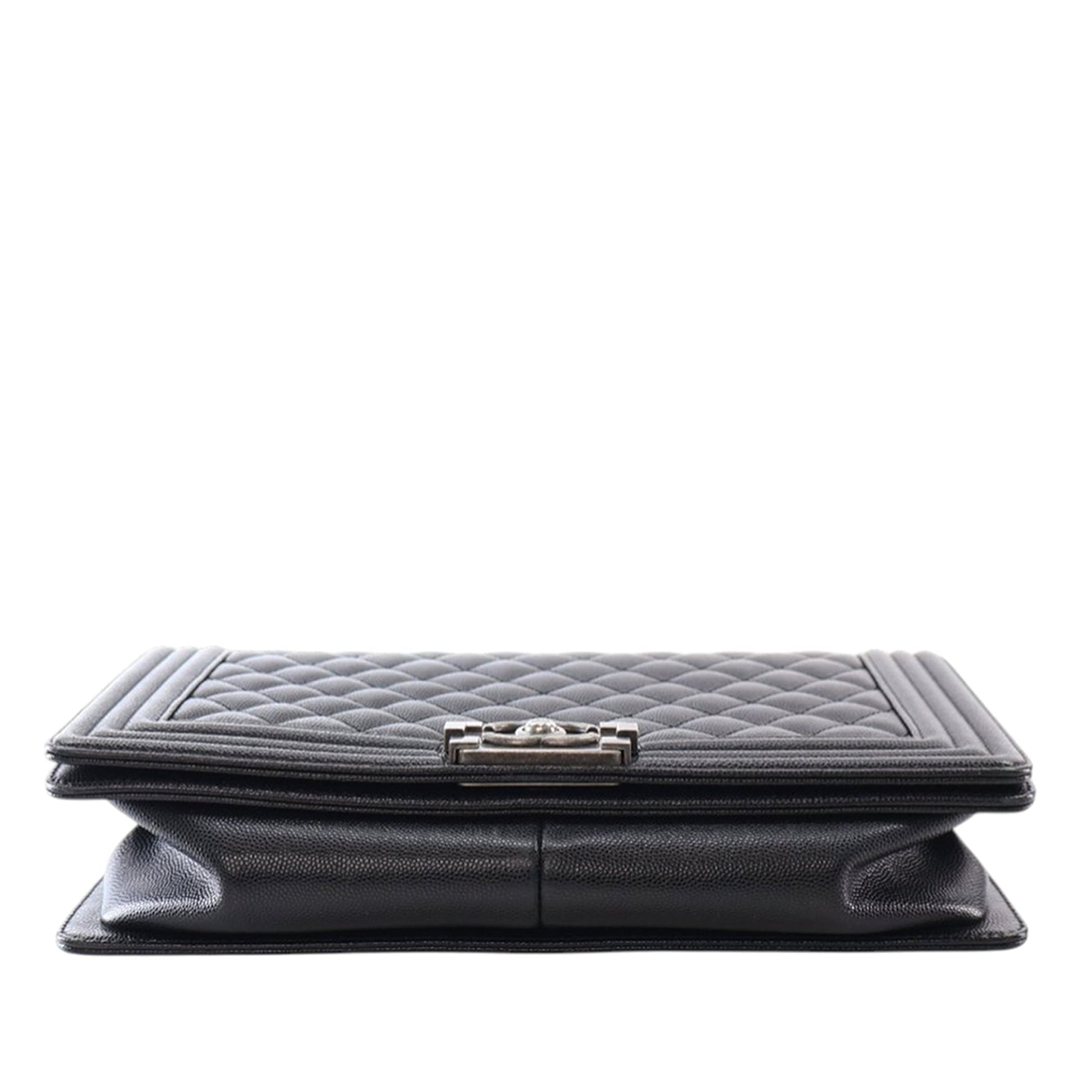 Chanel Medium Quilted Caviar Boy Flap