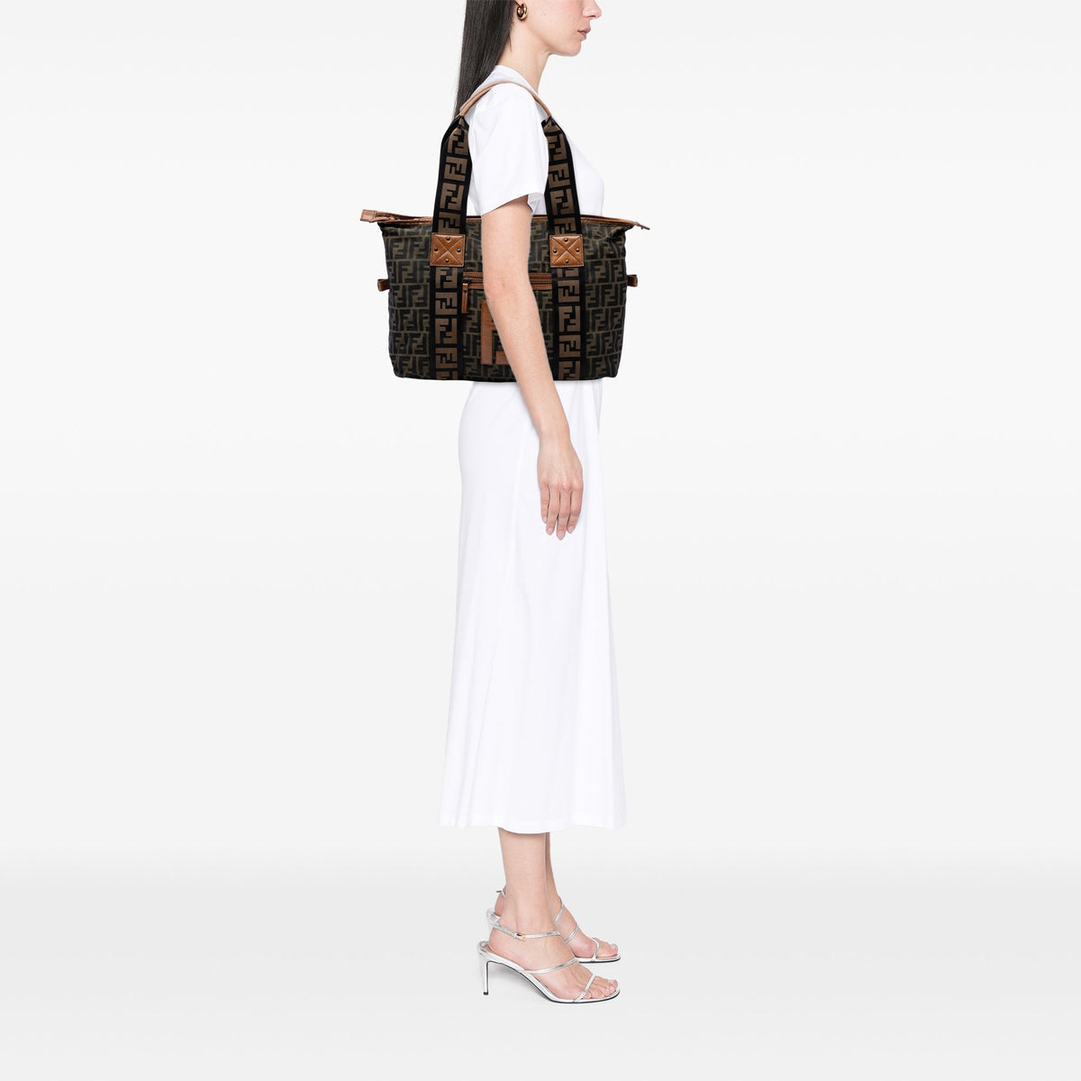 Fendi Zucca Canvas FF Tote