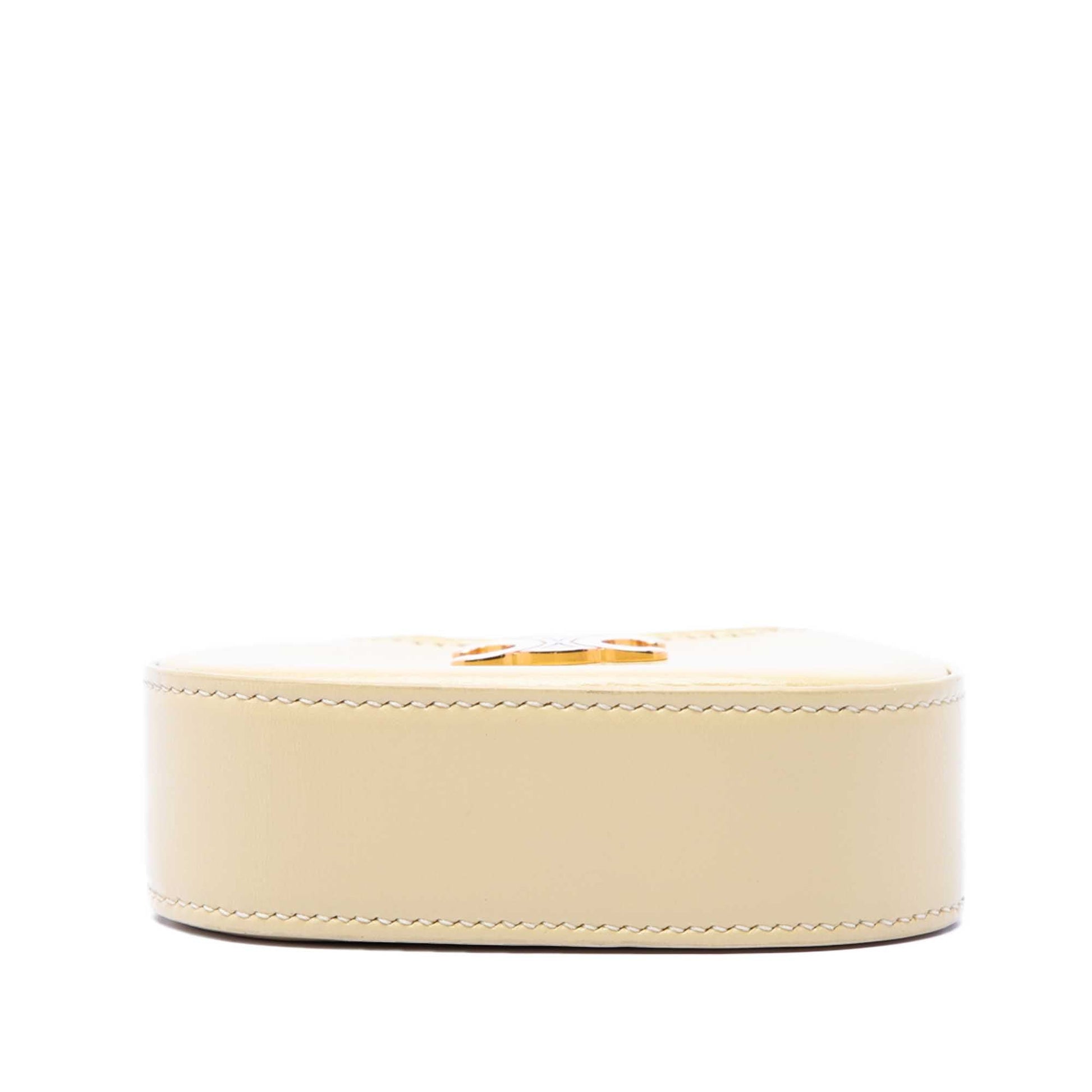 Celine Micro Shiny Calfskin Triomphe Tilly Bag
