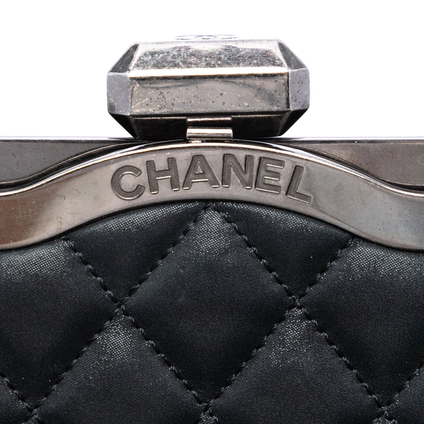 Chanel Quilted Iridescent Calfskin Chic Quilt Frame Satchel