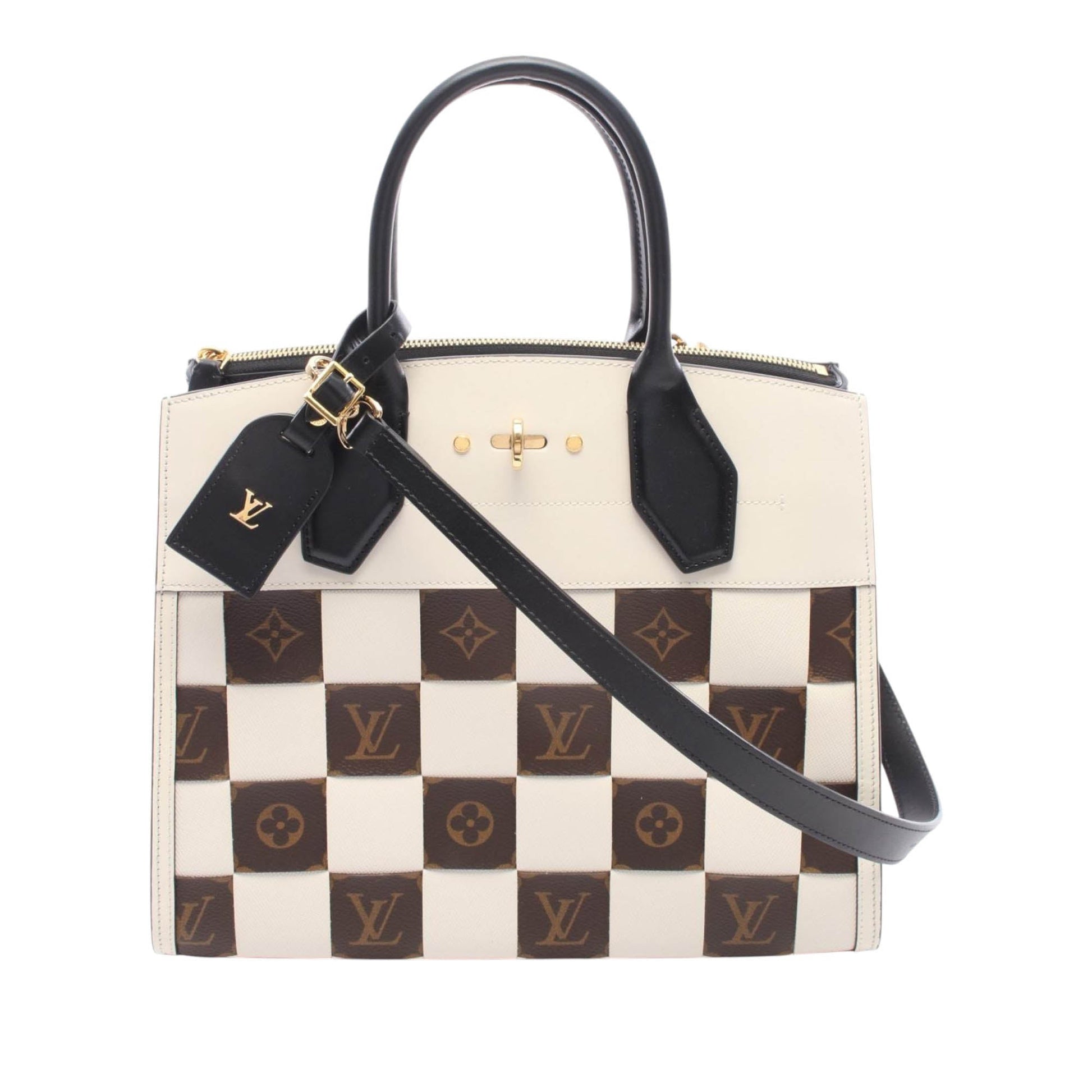 Louis Vuitton Damier Tressage City Steamer MM