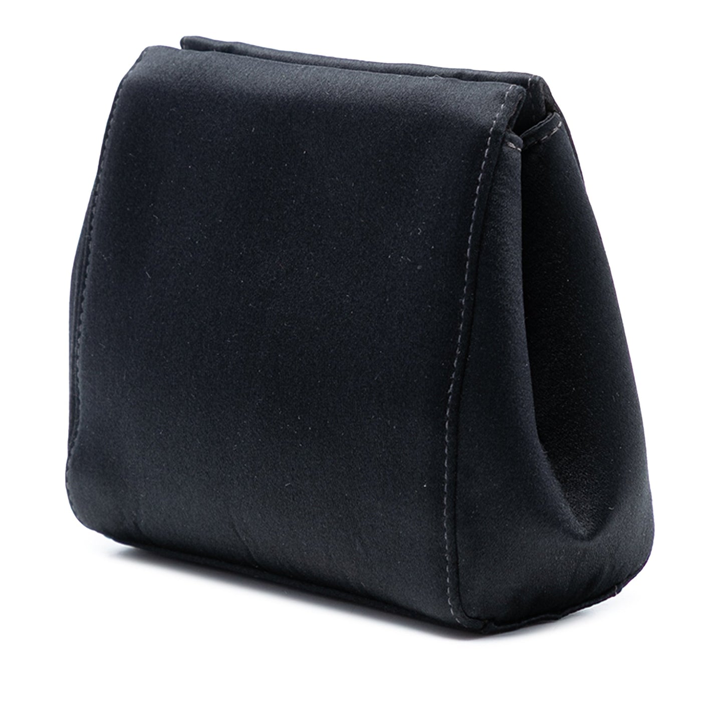 Satin Camellia Evening Bag